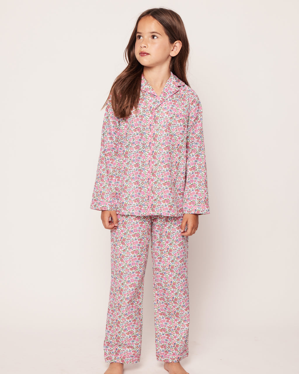 Plume | Petite Pajama de Children\'s Fleurs Rose Set