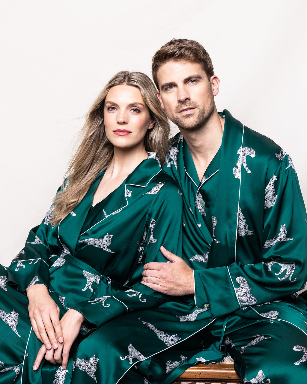 Pjs with matching online robe