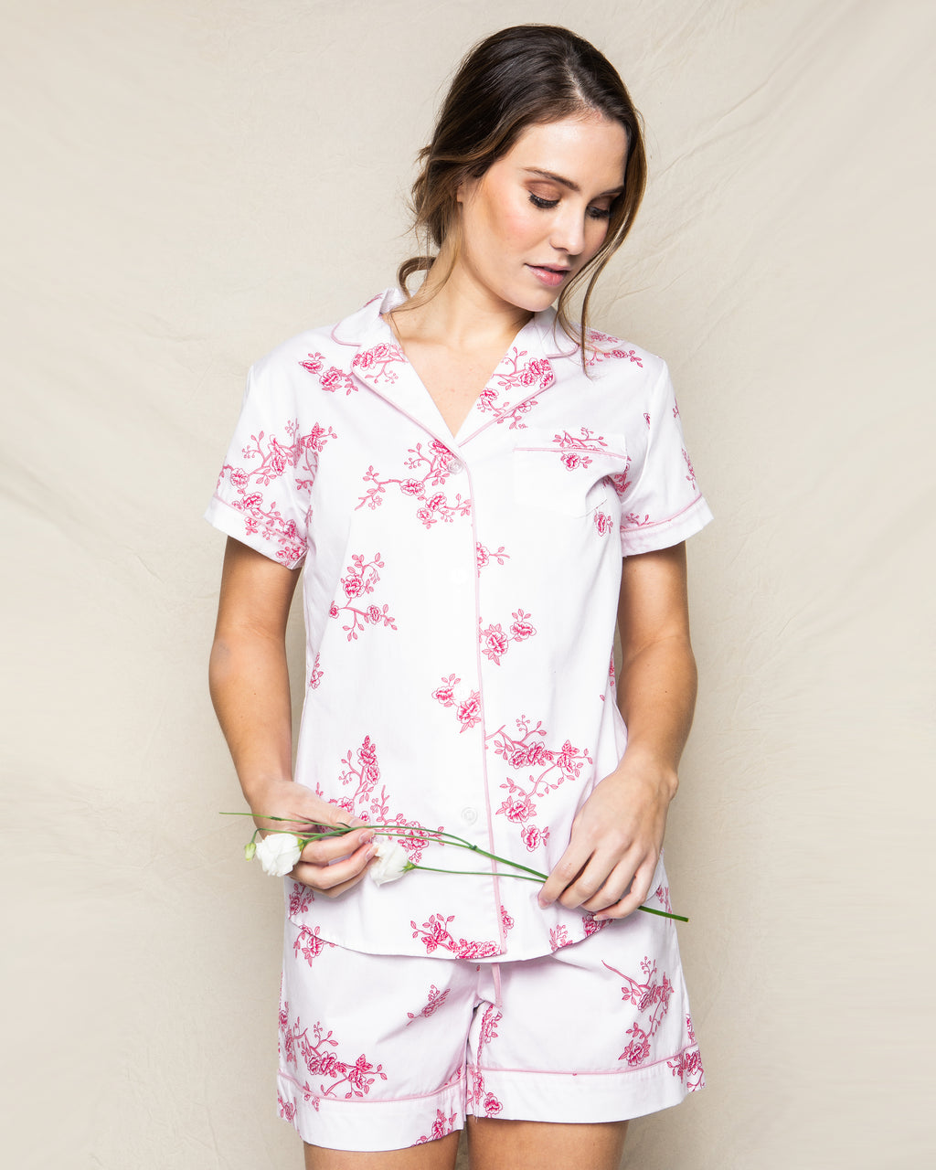 Ella Simone English Rose Pajama Set