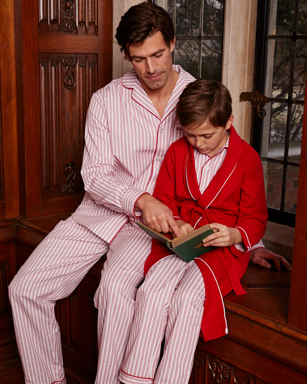 Petite Plume Men's Luxe Silk Pajama