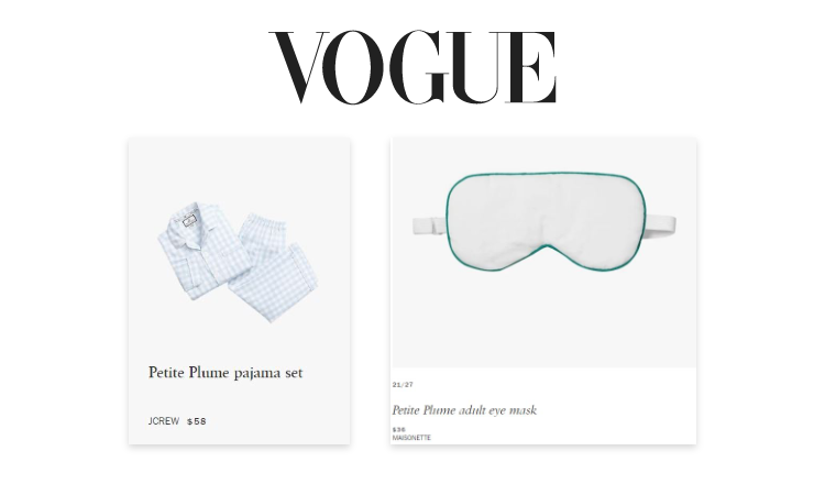 Petite Plume in Vogue