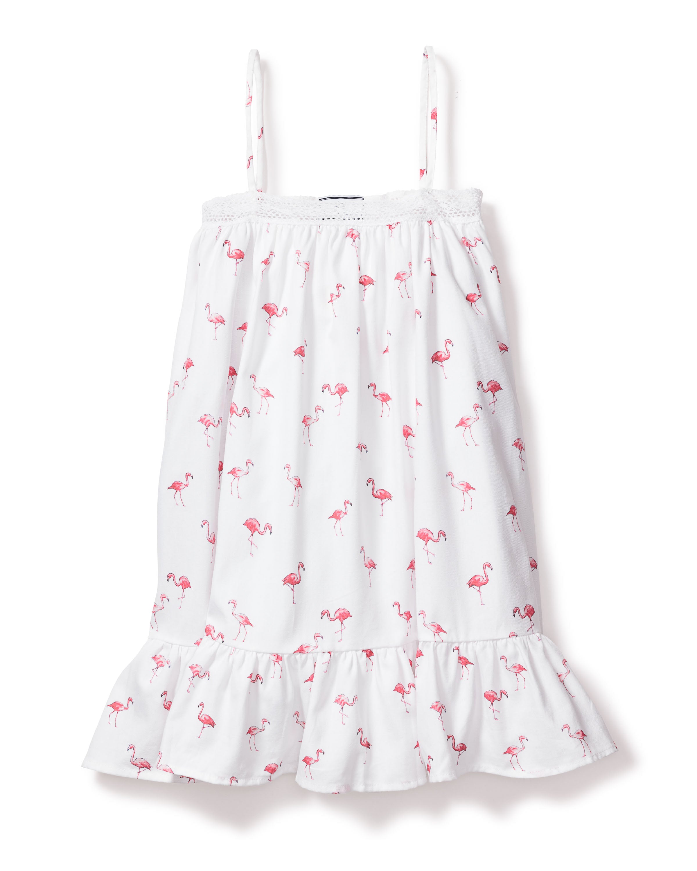 Girl's Twill Lily Nightgown in Flamingos