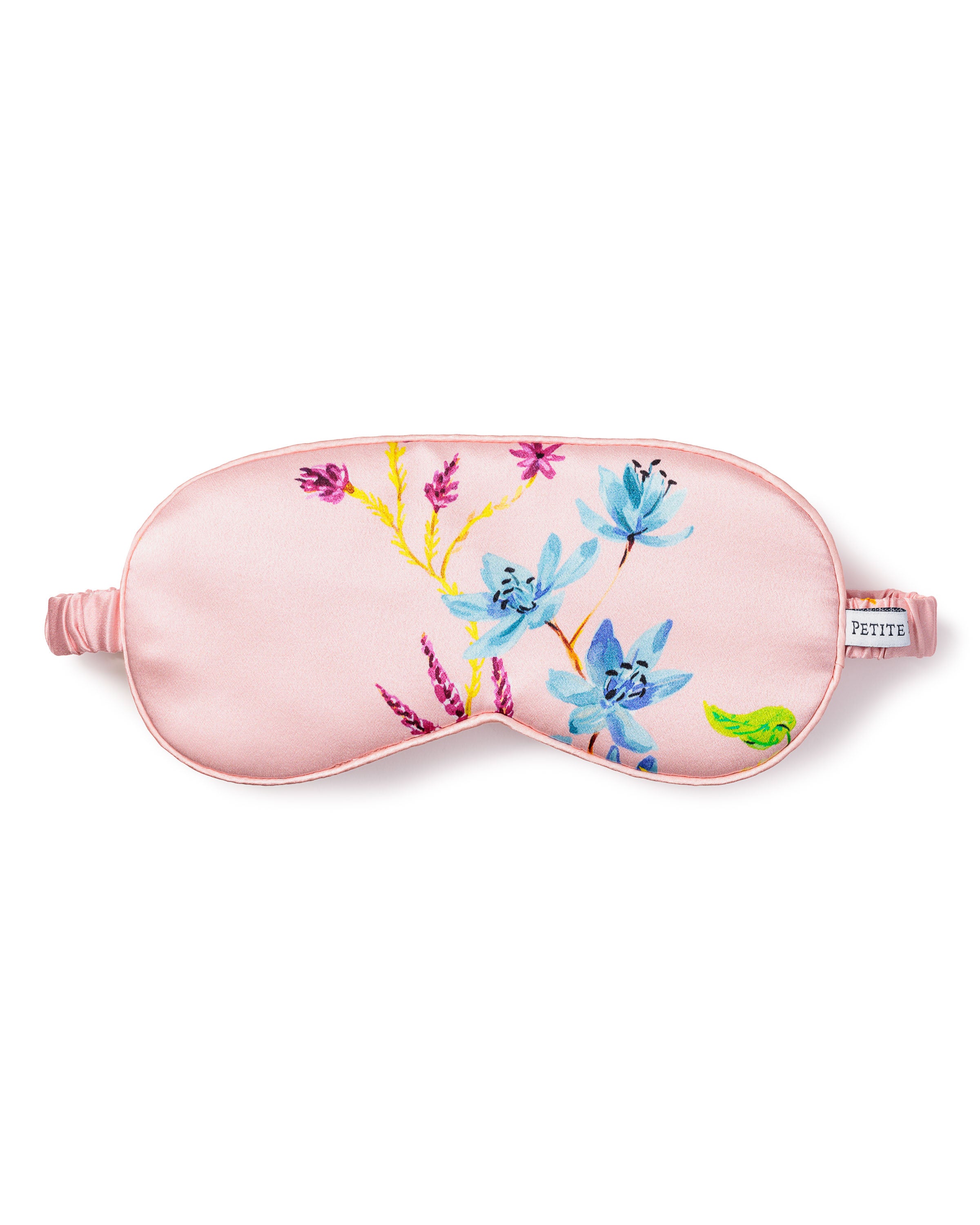 Women's Silk Sleep Mask in Blush Brilliant Botanical