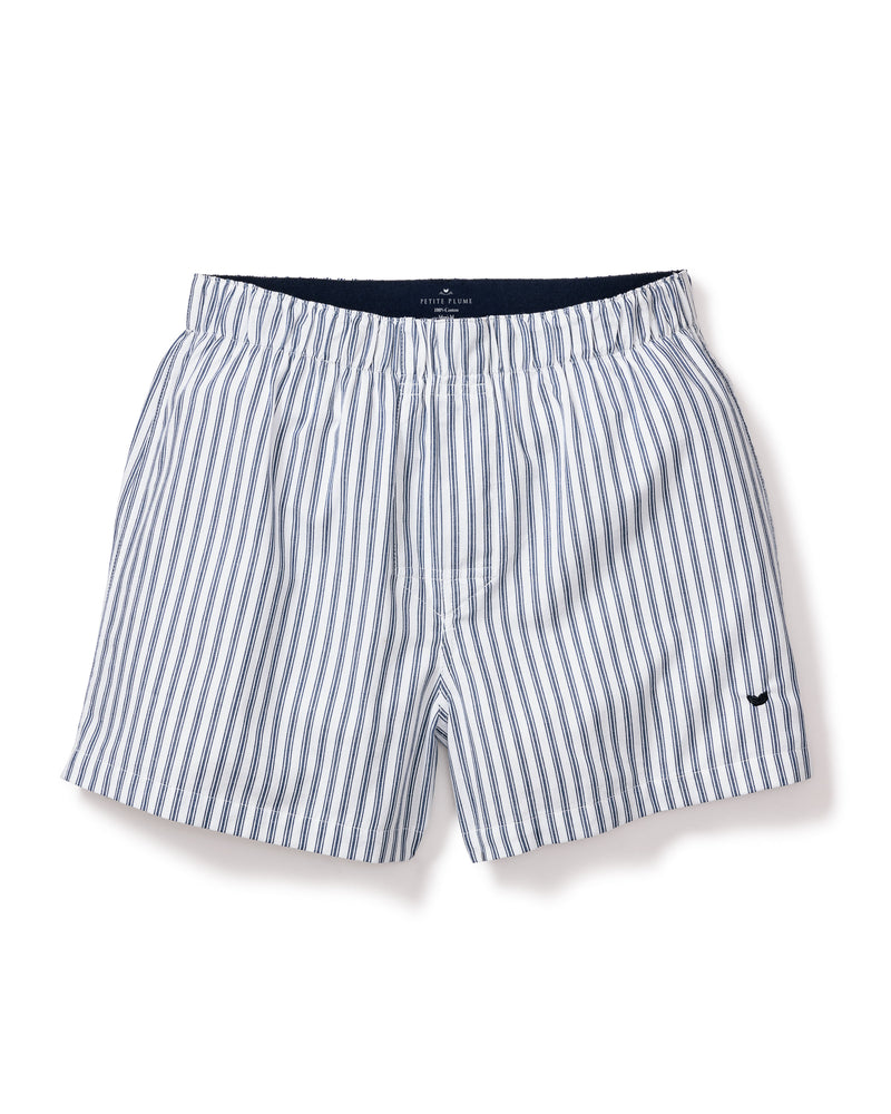 Men's Twill 3 Pack Boxers in Navy