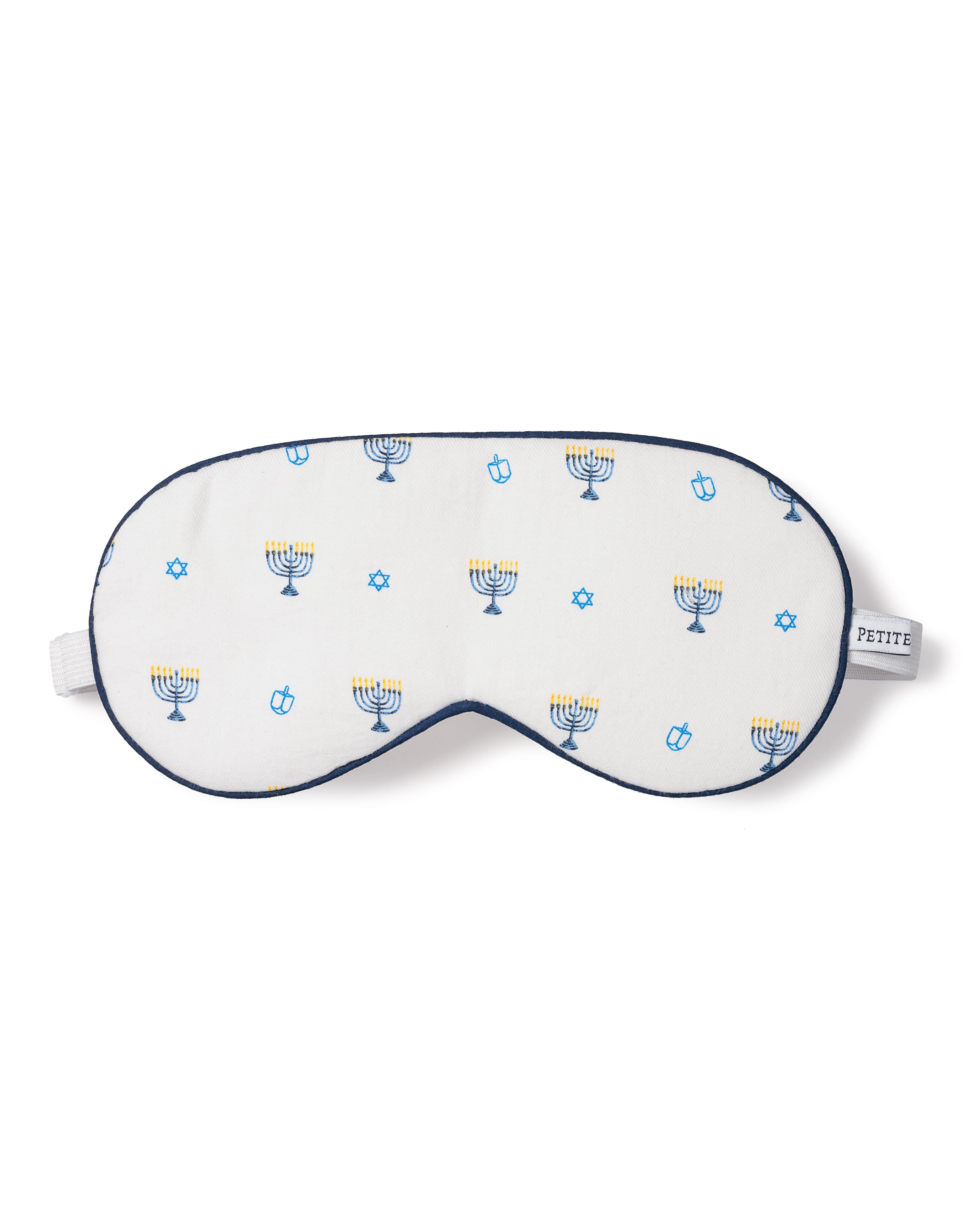 Adult's Twill Sleep Mask in Happy Hanukkah