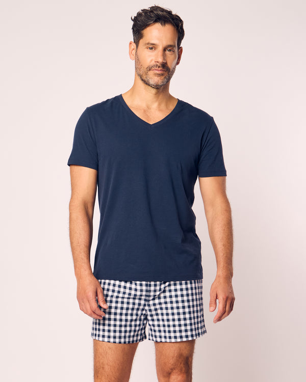 Men's Twill 3 Pack Boxers in Navy