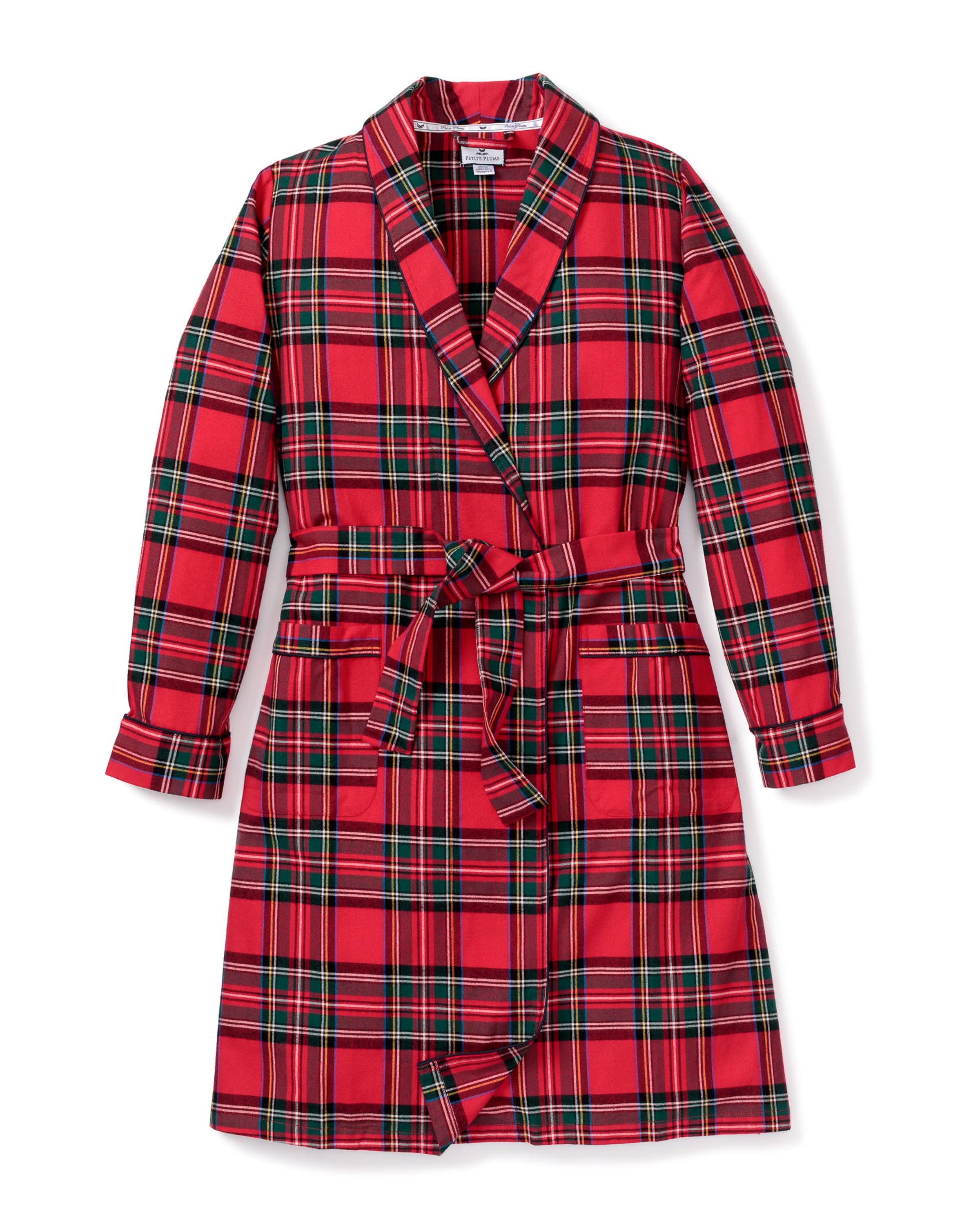 Men's Brushed Cotton Robe in Imperial Tartan