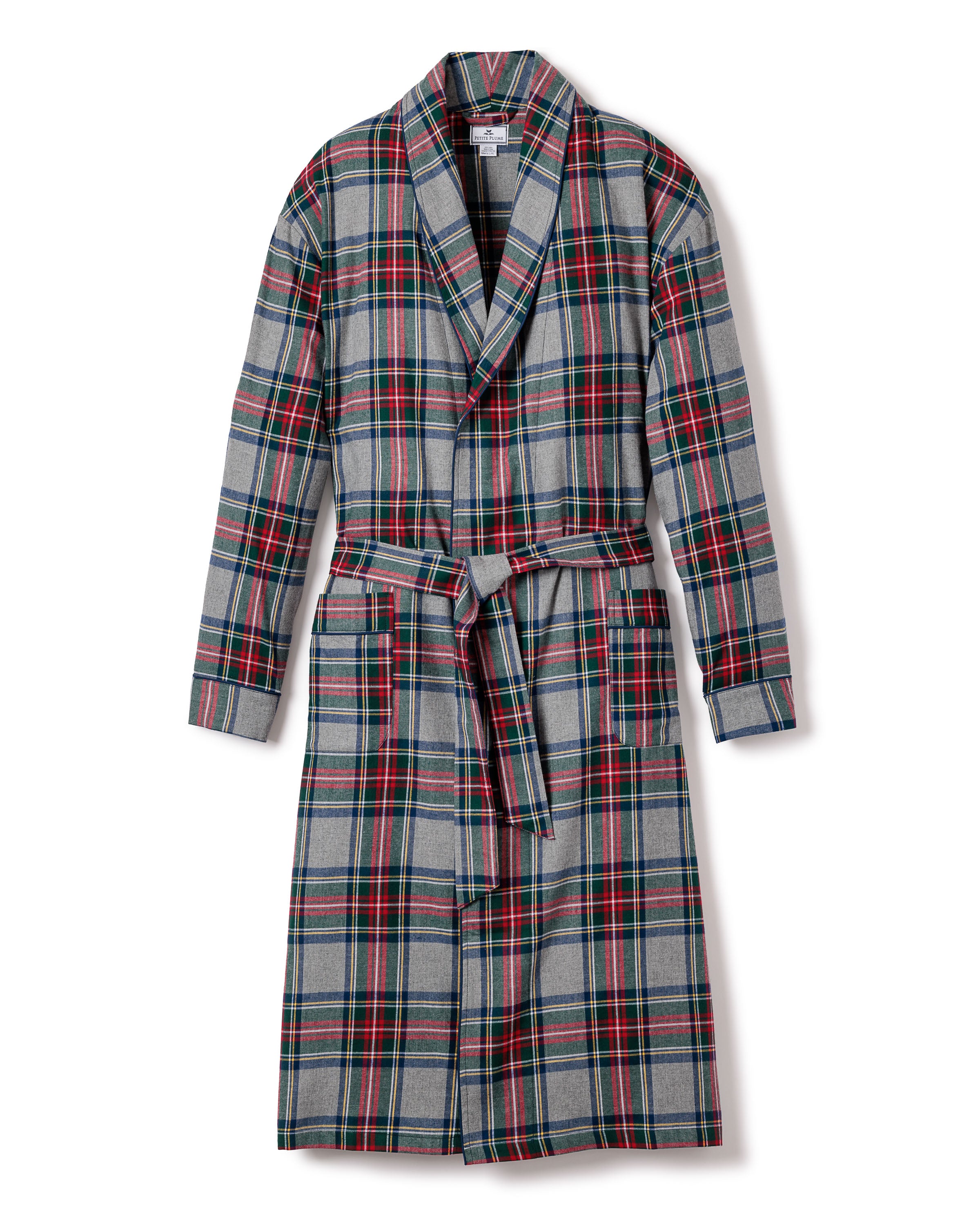 Men's Brushed Cotton Robe in Westminster Tartan