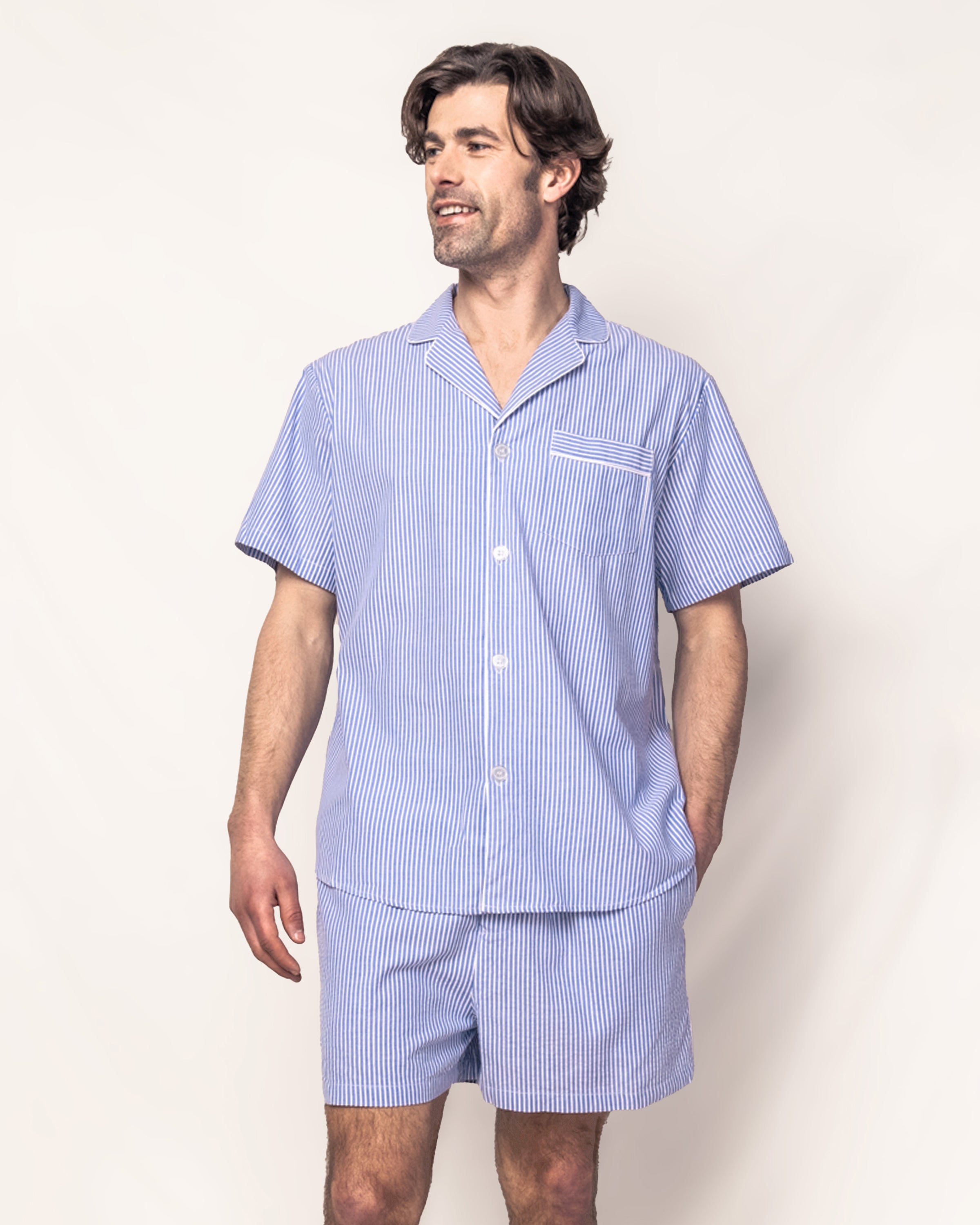 Seersucker short pajamas sale