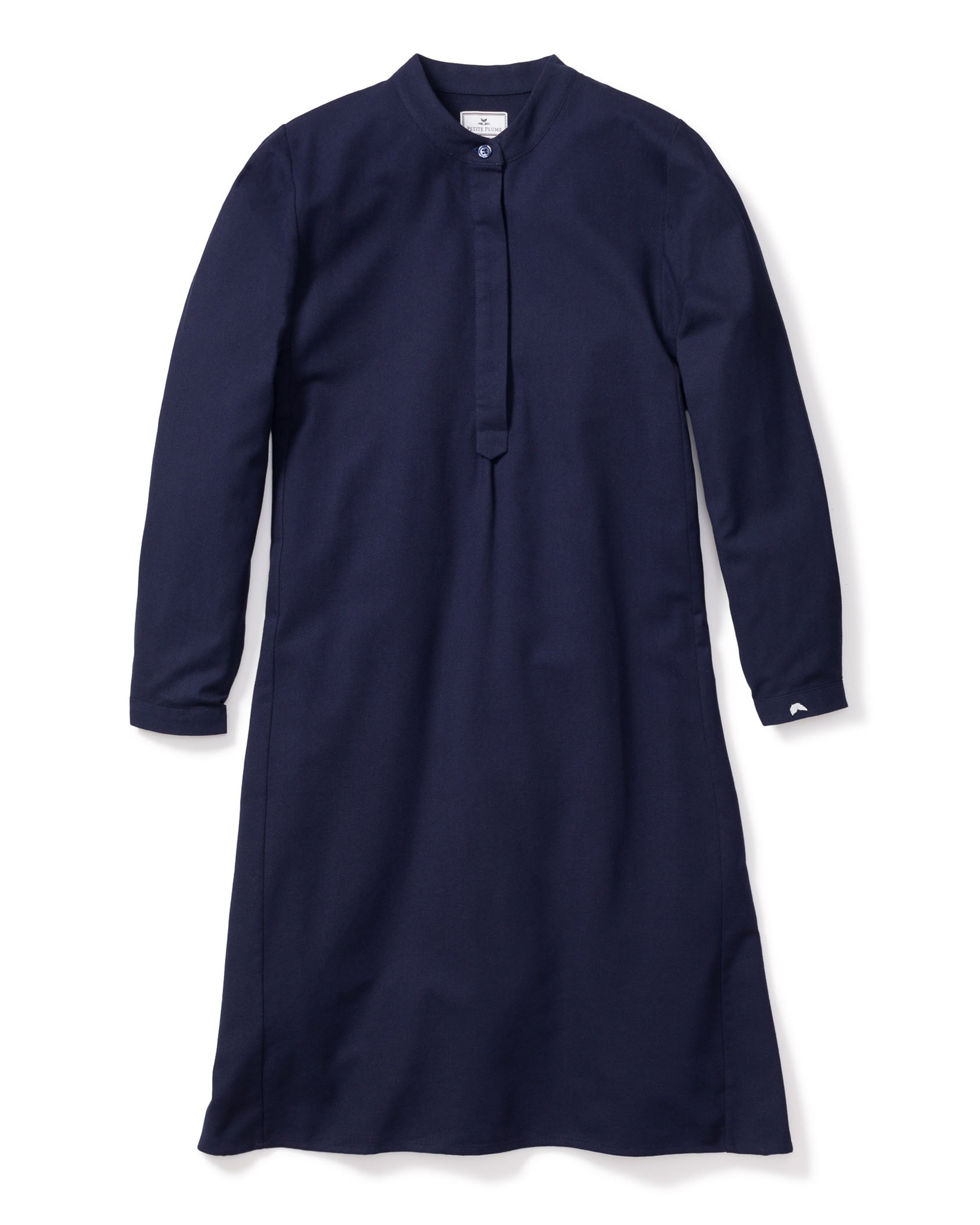 Women's Flannel Grace Nightgown in Navy