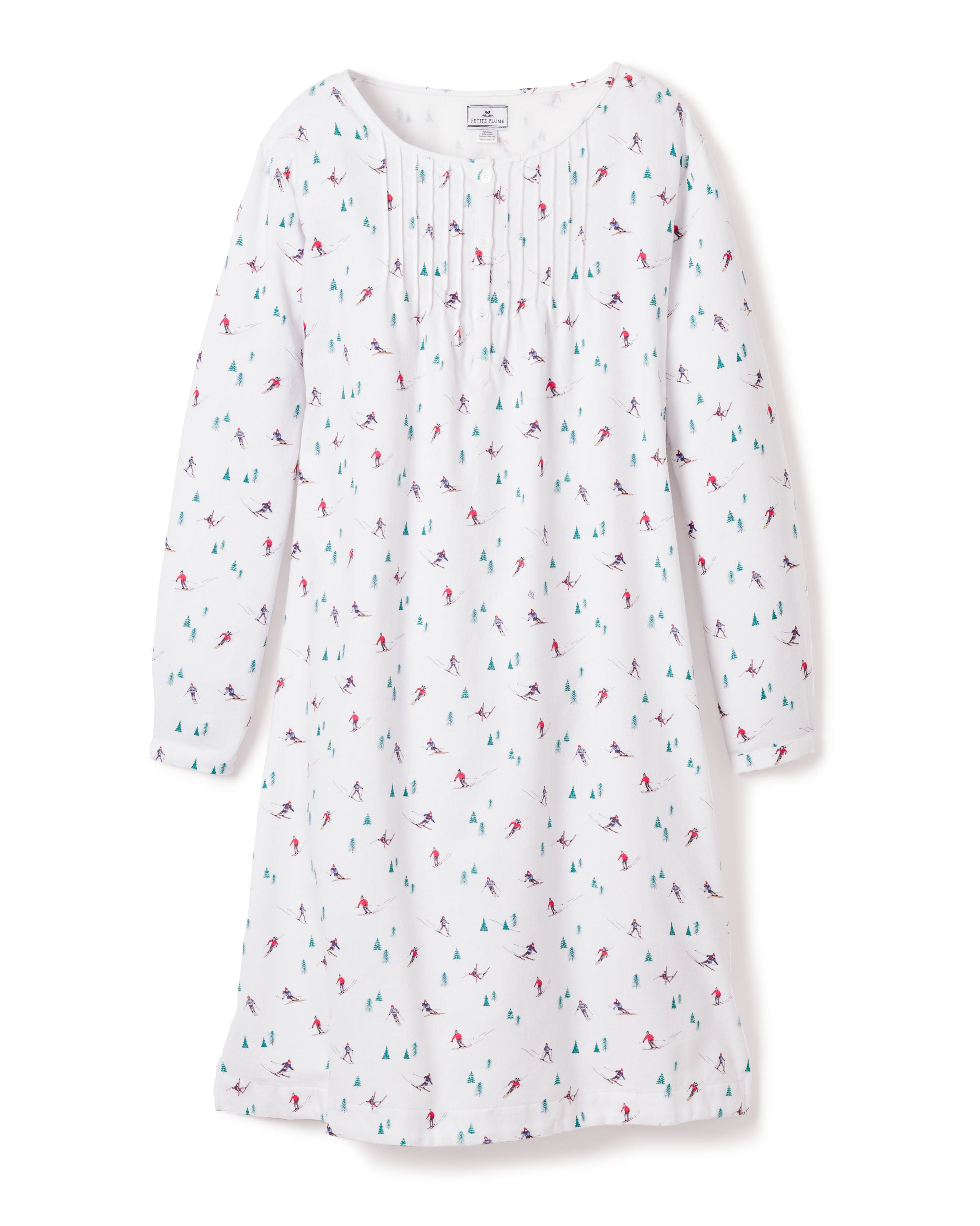 Women's Flannel Beatrice Nightgown in Après Ski