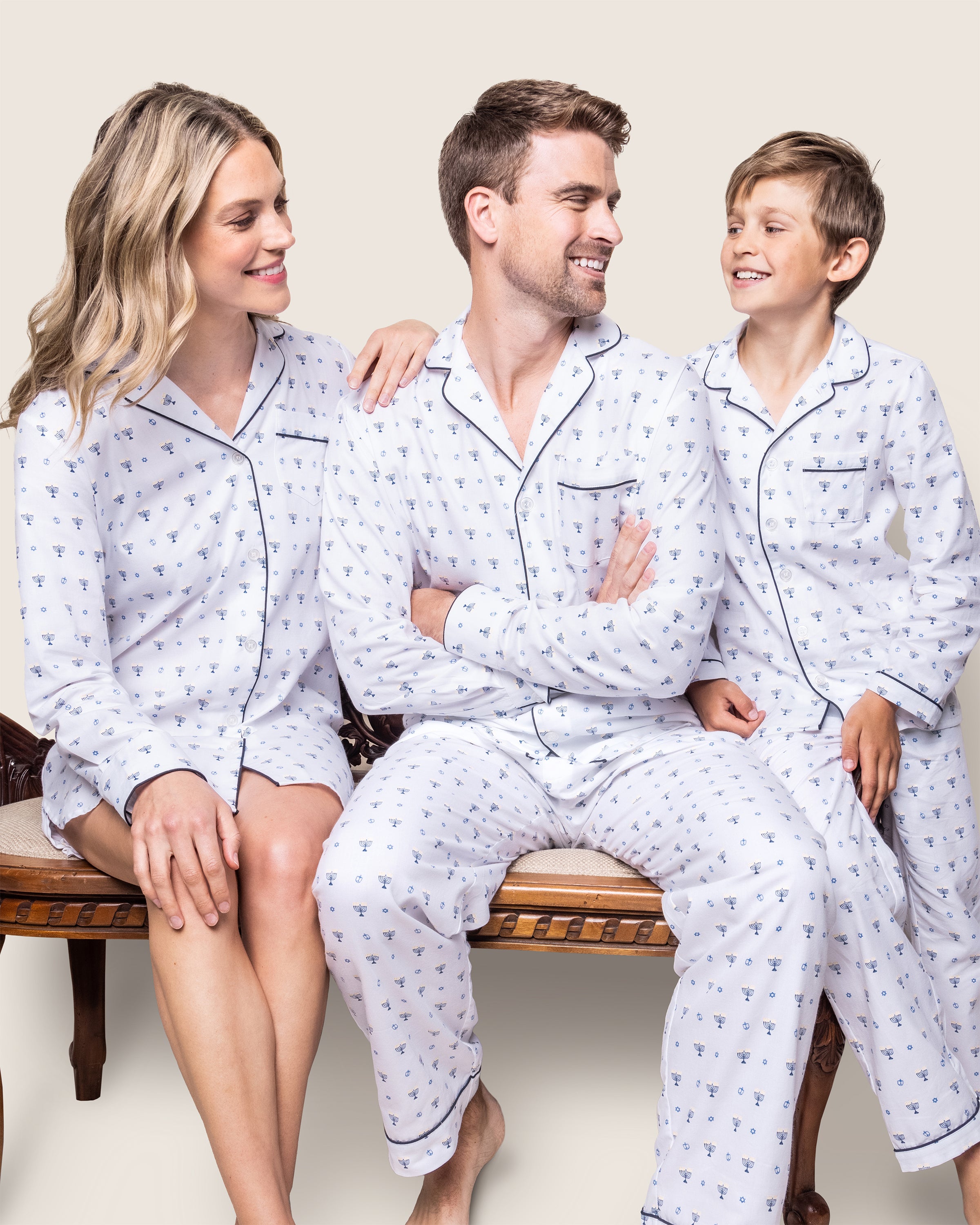 Women's Twill Nightshirt in Happy Hanukkah