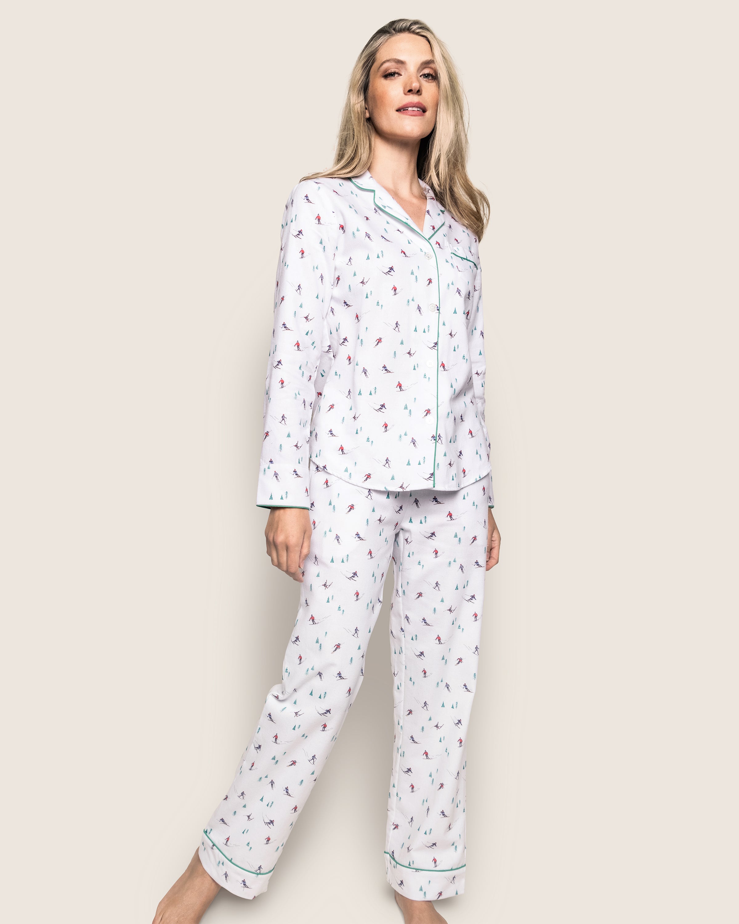 Women's Flannel Pajama Set in Après Ski