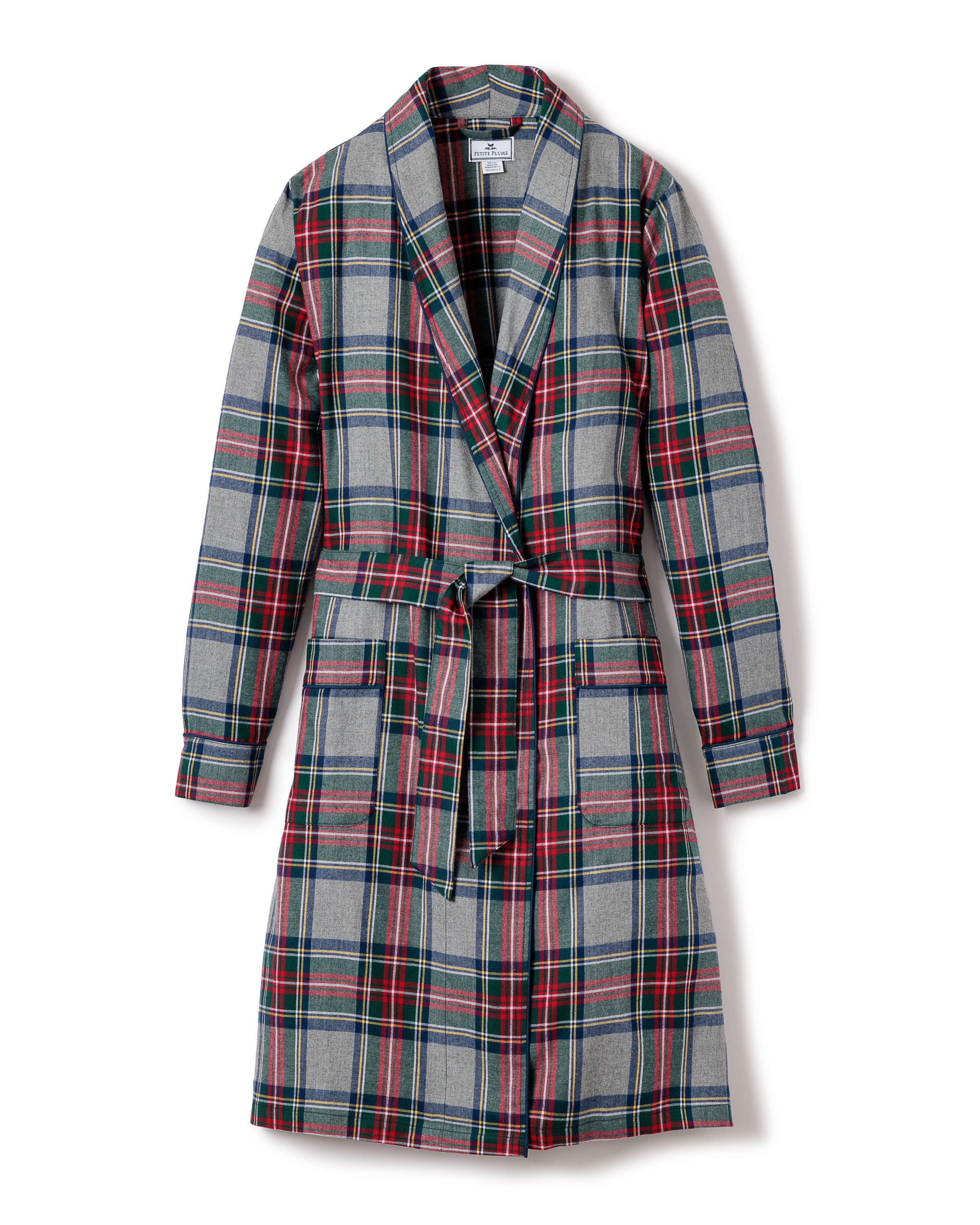 Women's Brushed Cotton Robe in Westminster Tartan