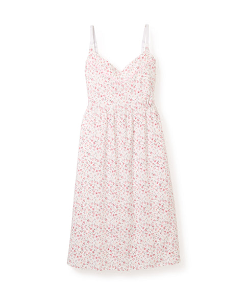 Shopymommy 5354 Lace Collar Maternity & Nursing Nightgown With Robe Ecru