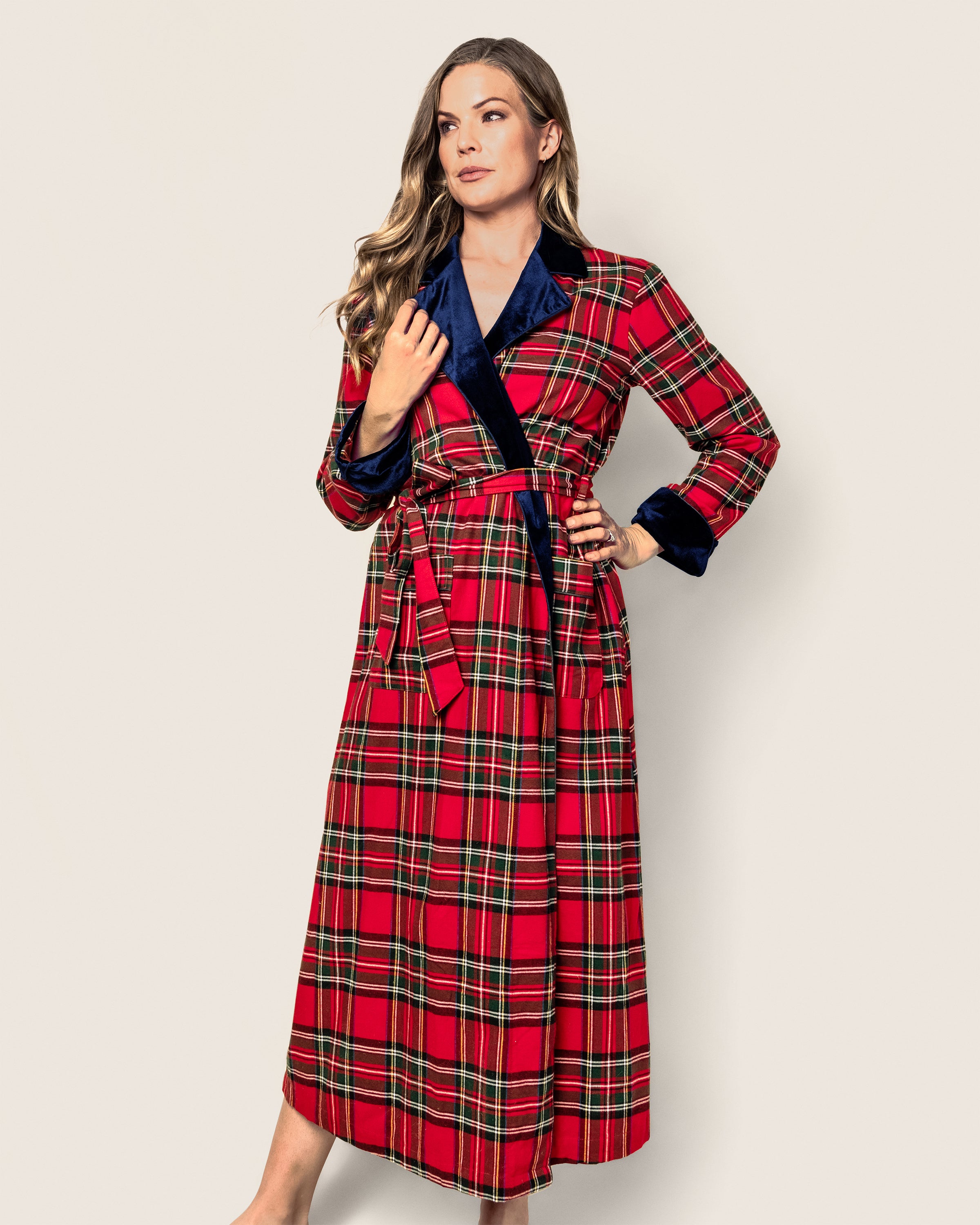 Robe tartan rouge sale