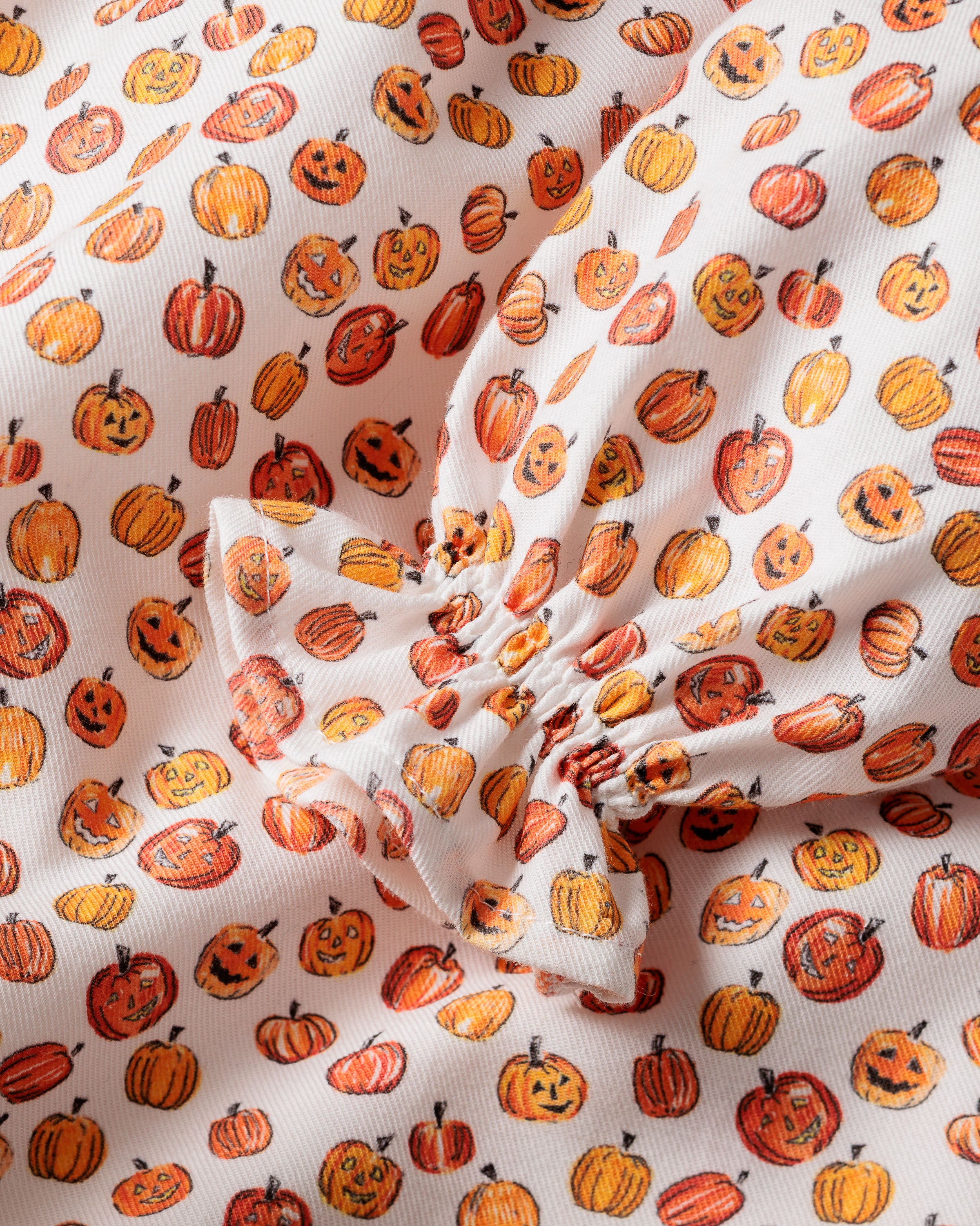 Girl's Delphine Nightgown in Pumpkin Patch