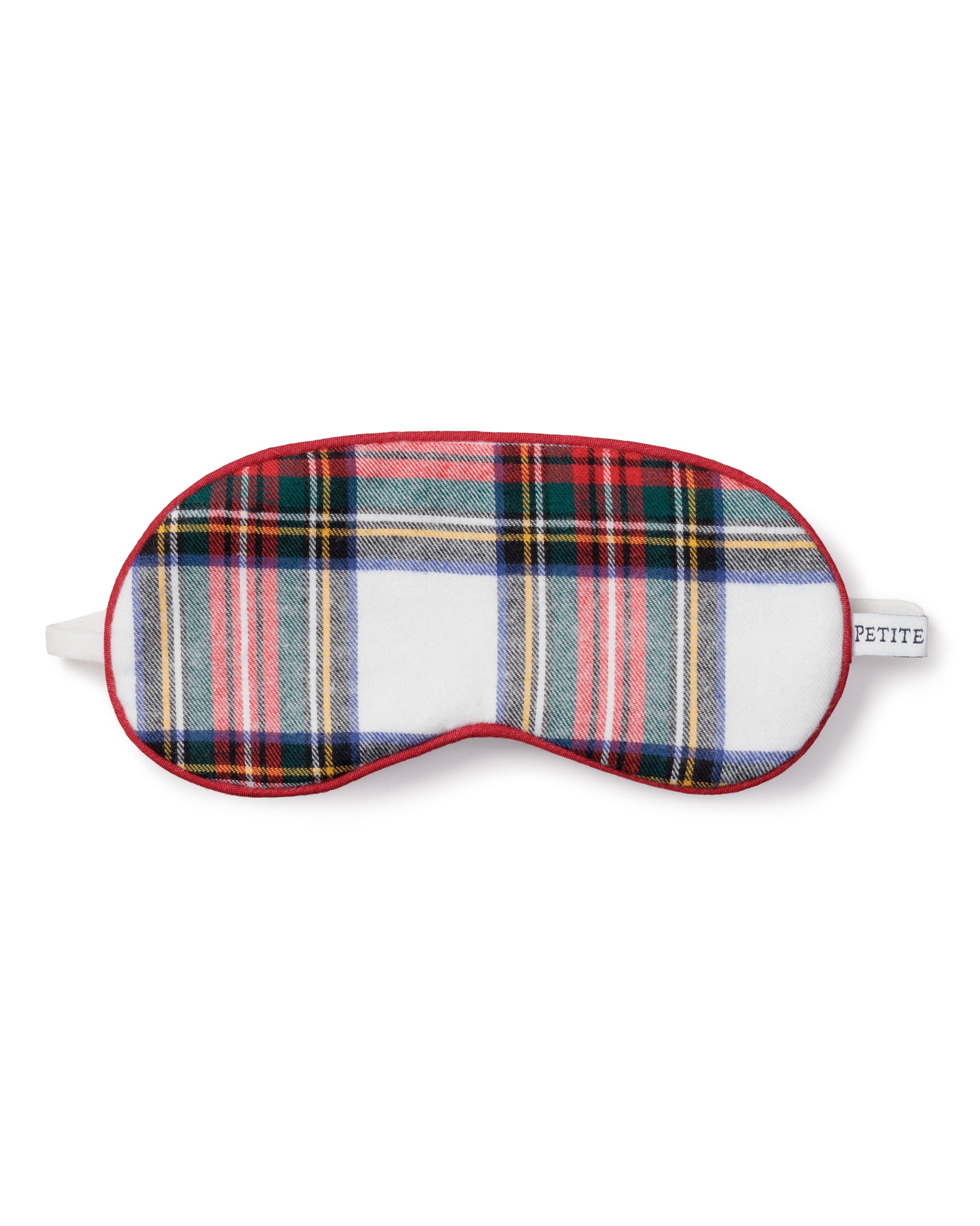 Kid's Brushed Cotton Sleep Mask in Balmoral Tartan