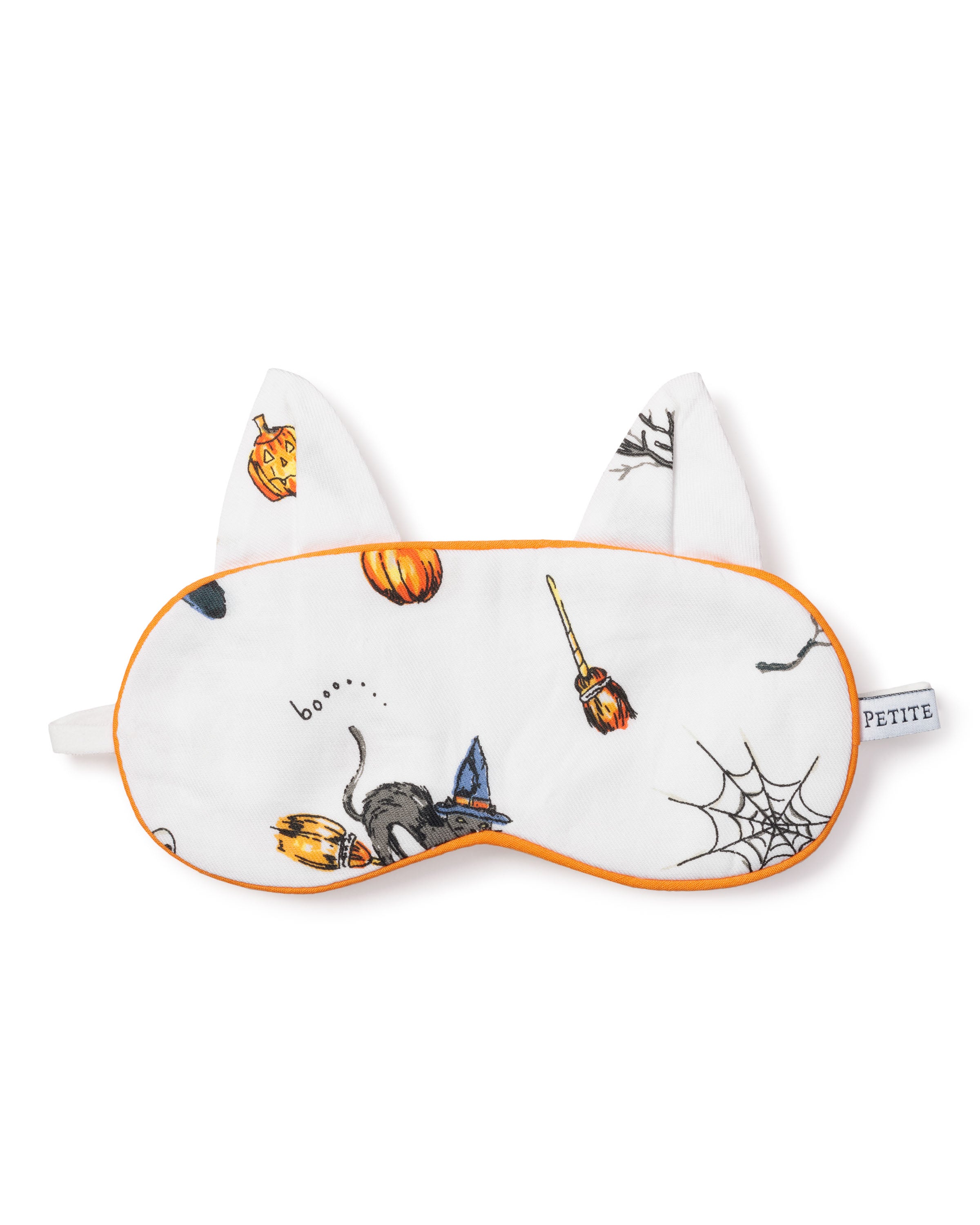 Kid's Twill Kitty Sleep Mask in Trick or Treat