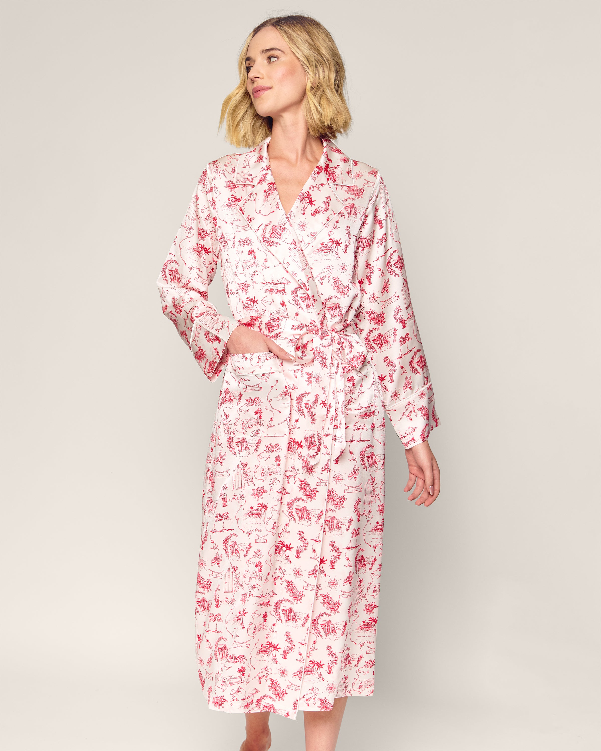 Petite Plume x Eden Rock Reverie Women's Silk Robe