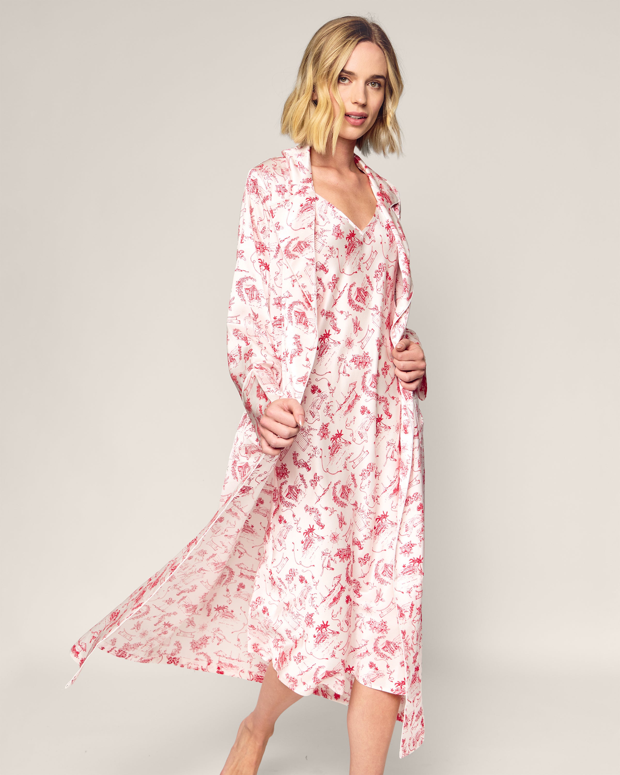 Petite Plume x Eden Rock Reverie Women's Silk Robe