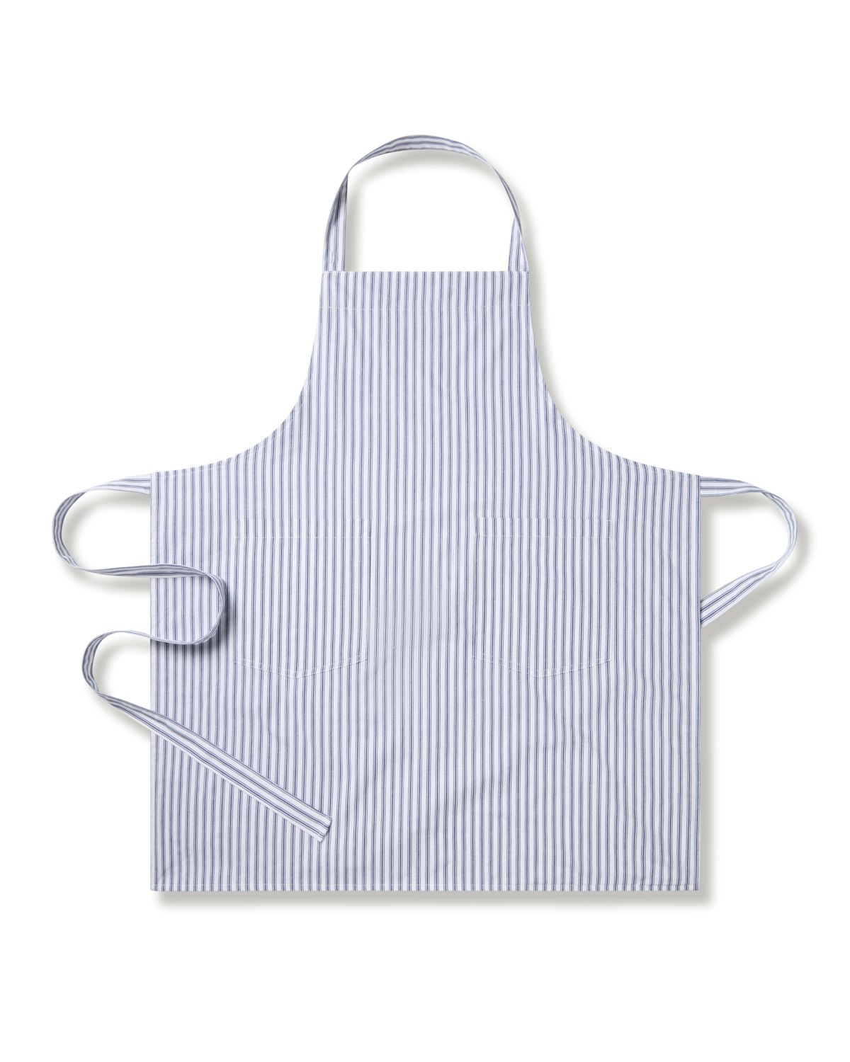 Adult Apron in Navy French Ticking