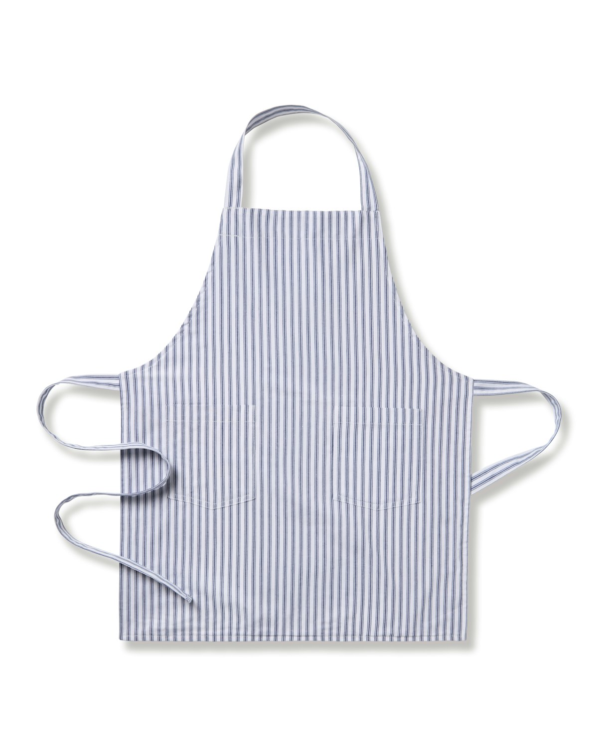 Kid's Apron in Navy French Ticking