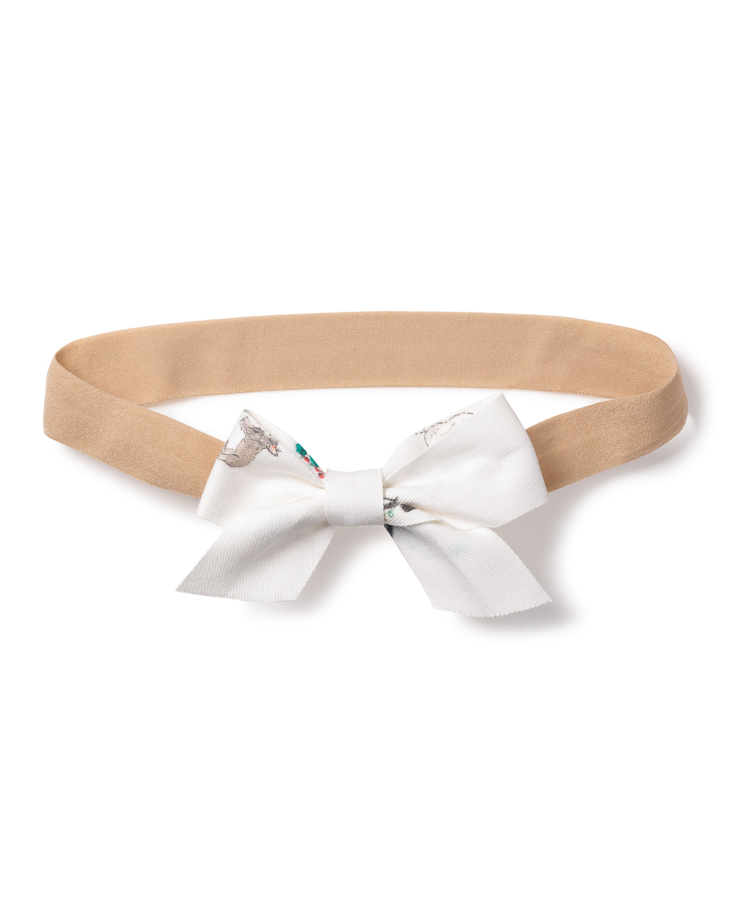 Girl's Twill Hair Bows in Jingle Paws