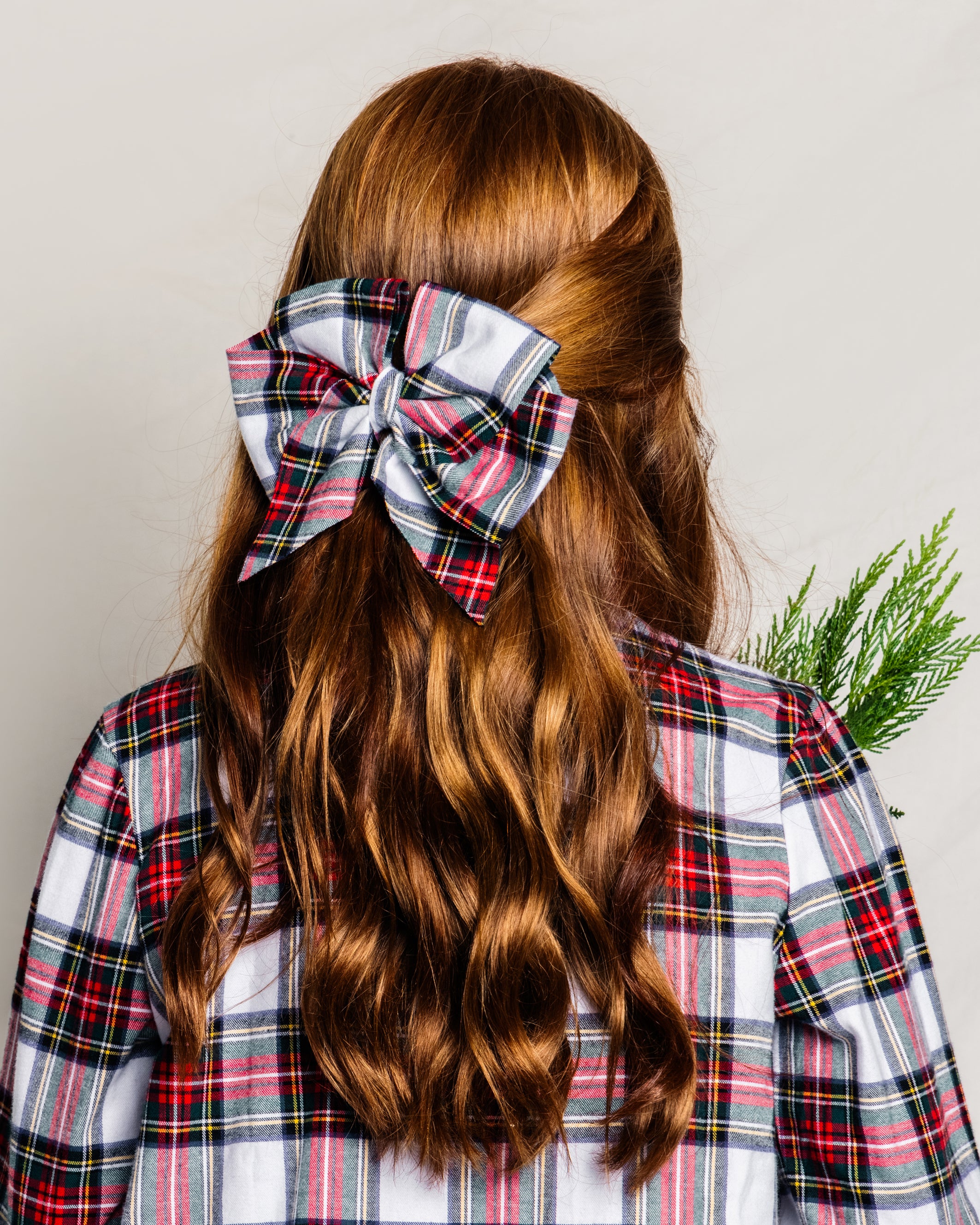 Girl's Hair Bows in Balmoral Tartan