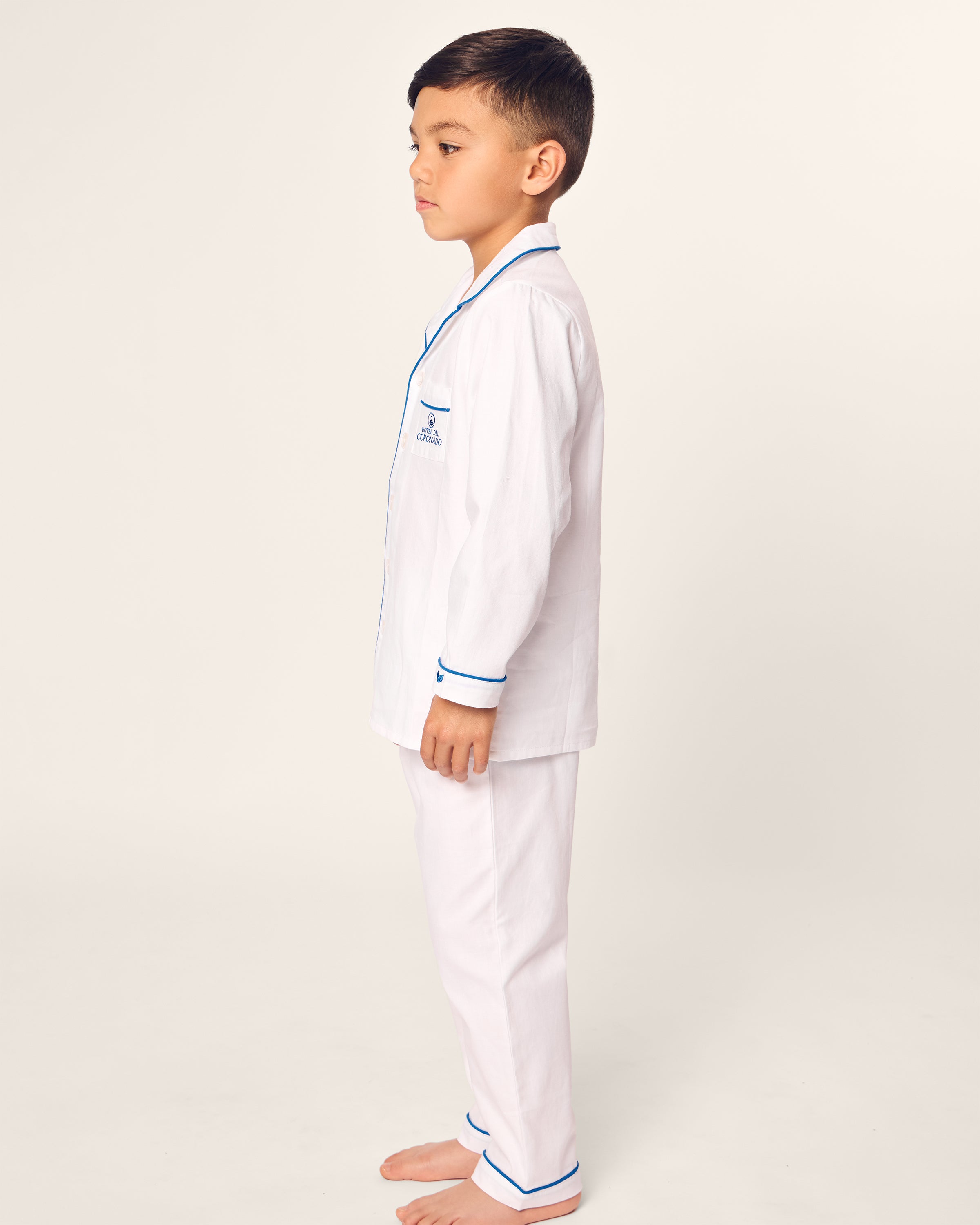 Kid's Twill Pajama Set Hotel del Coronado x Petite Plume