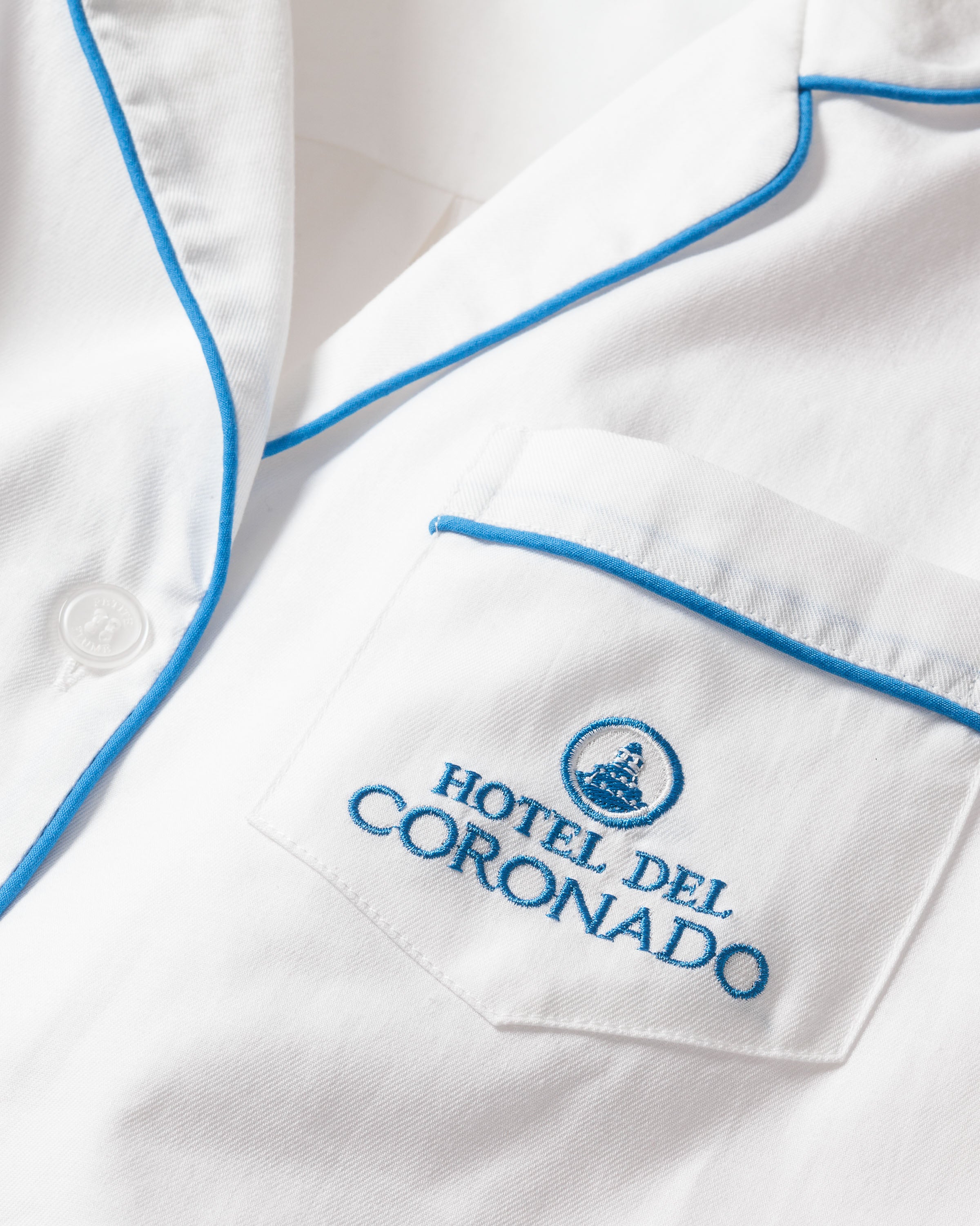 Kid's Twill Pajama Set Hotel del Coronado x Petite Plume