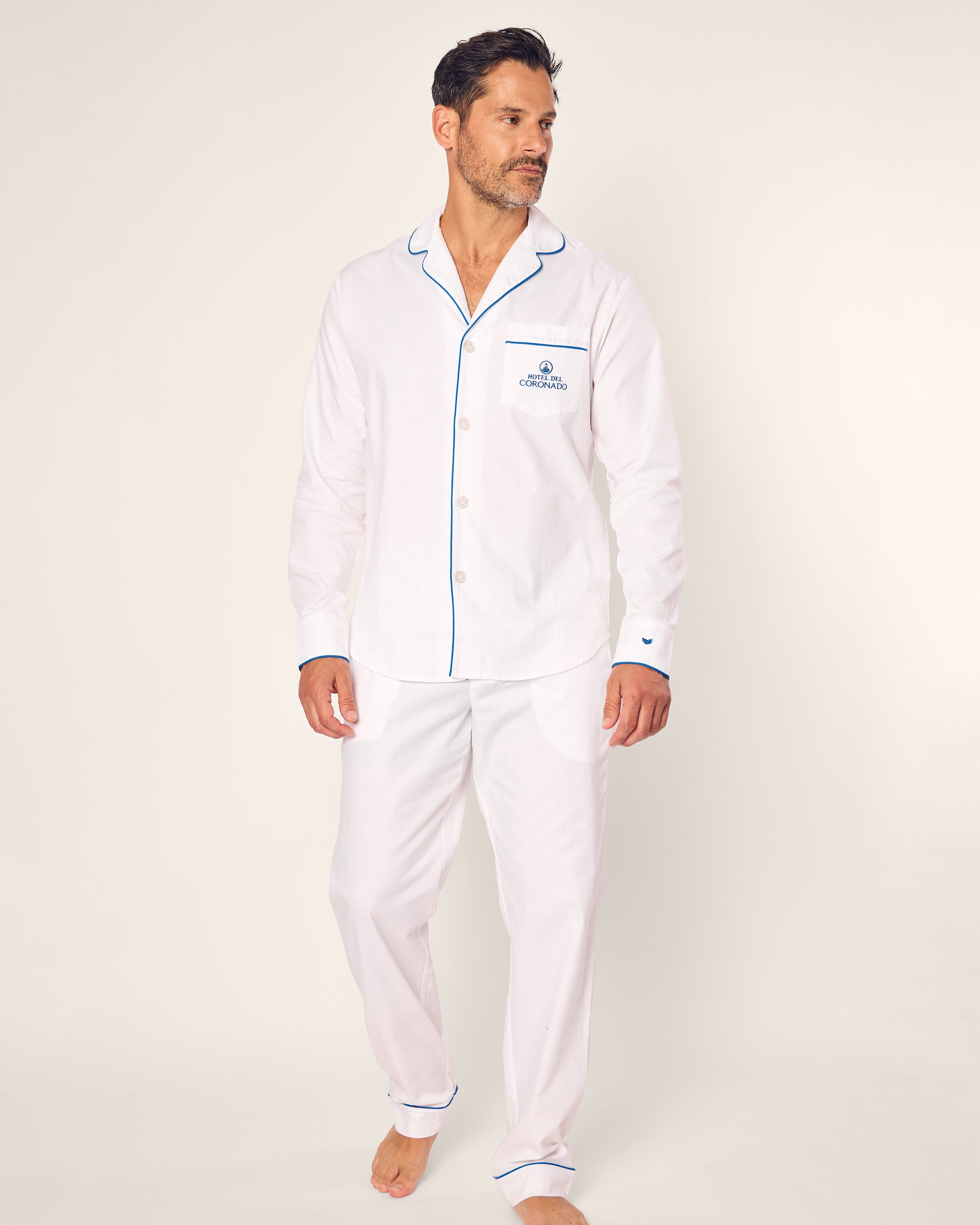 Men's Twill Pajama Set Hotel del Coronado x Petite Plume