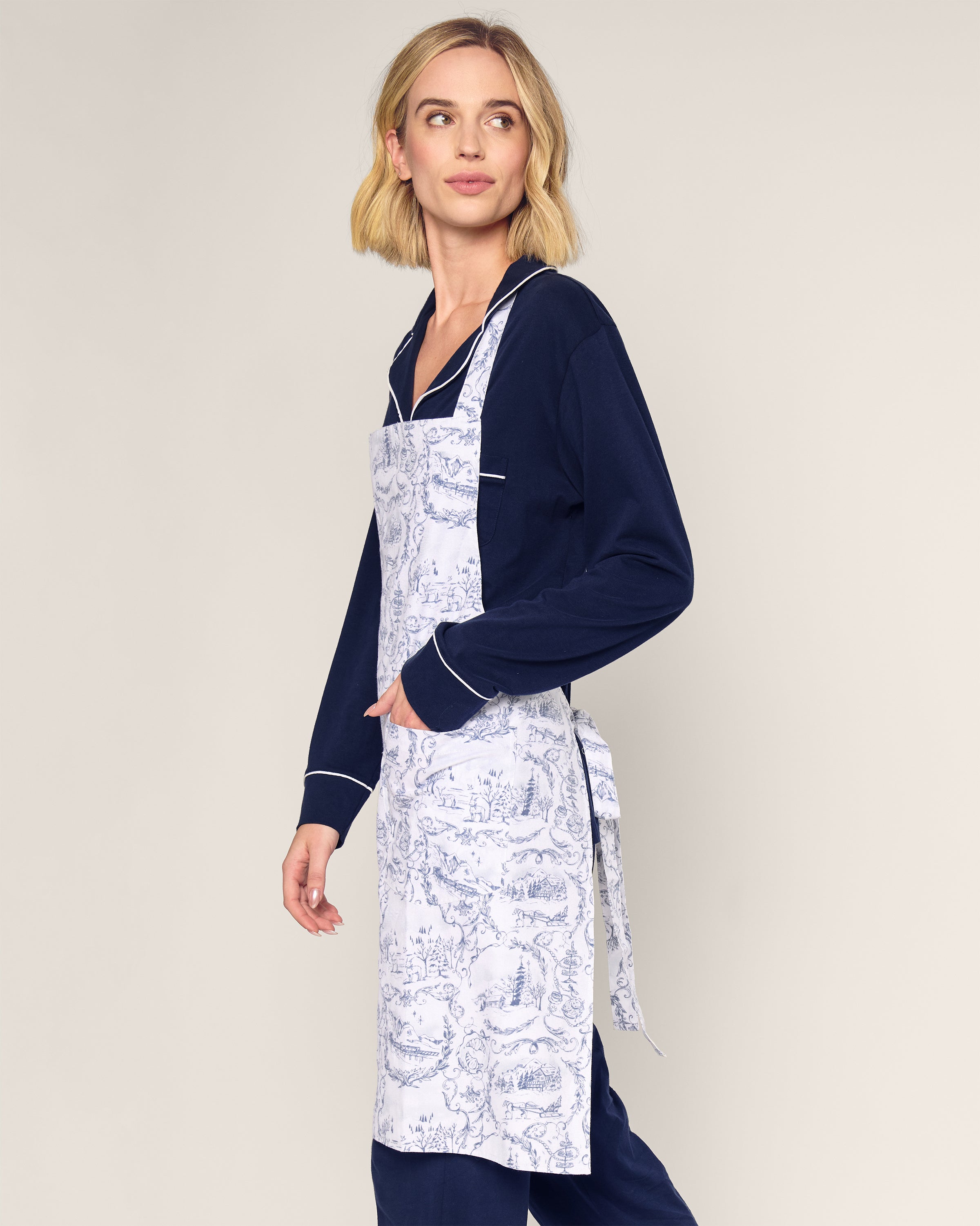 Maman x Petite Plume Alpine Toile Adult Apron