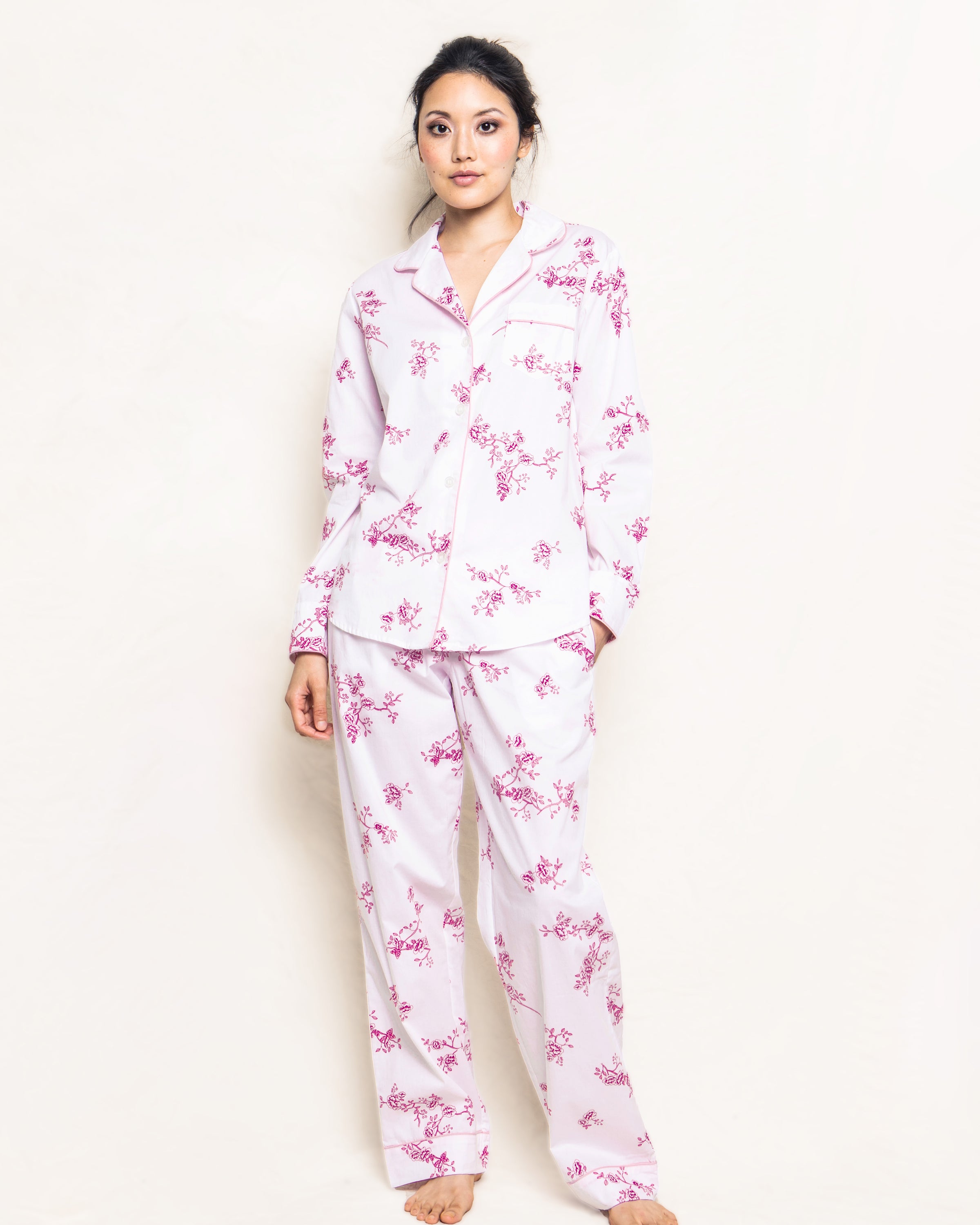 Pink Floral Pajama Set order