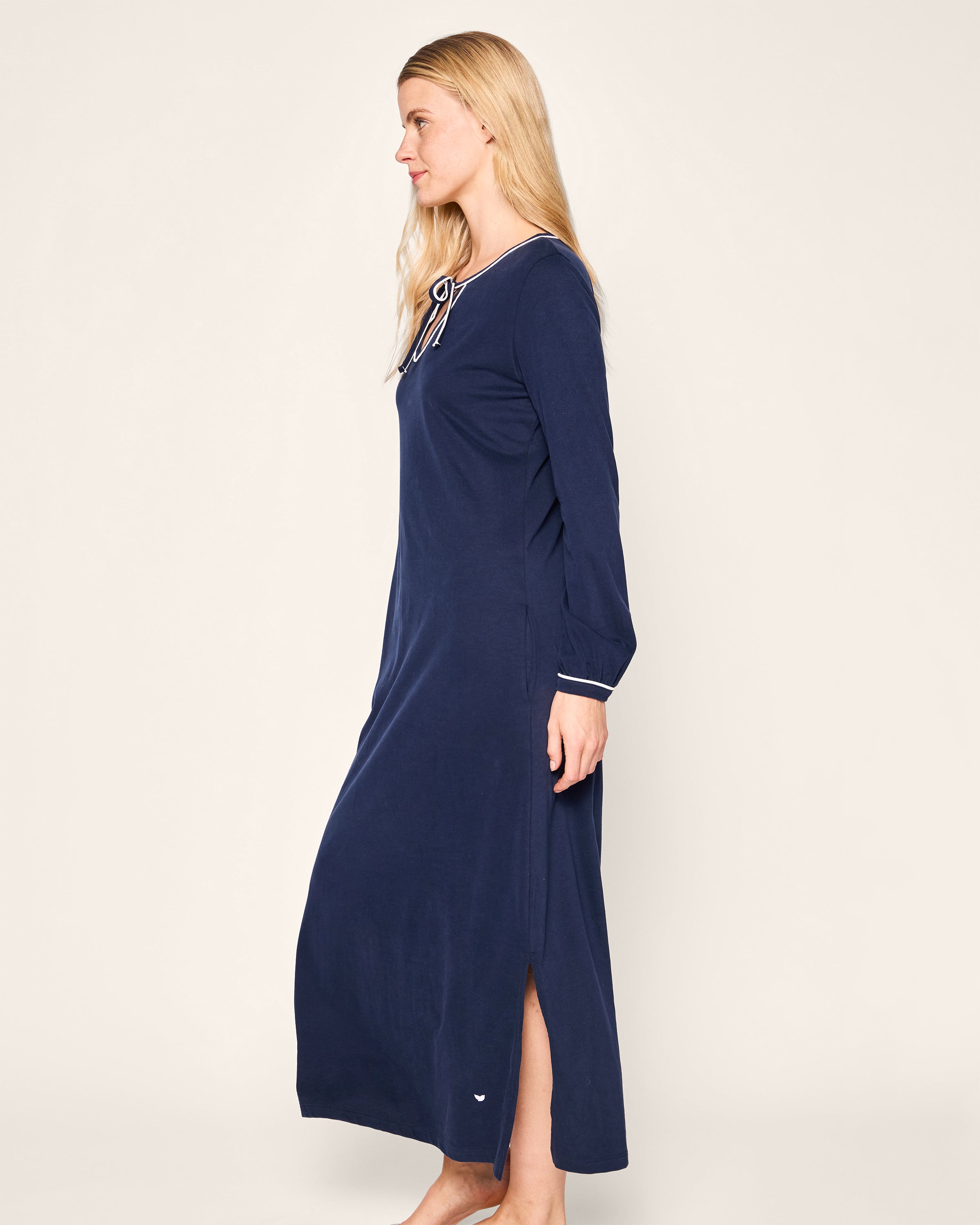 Women's Pima Harlow Nightgown in Navy