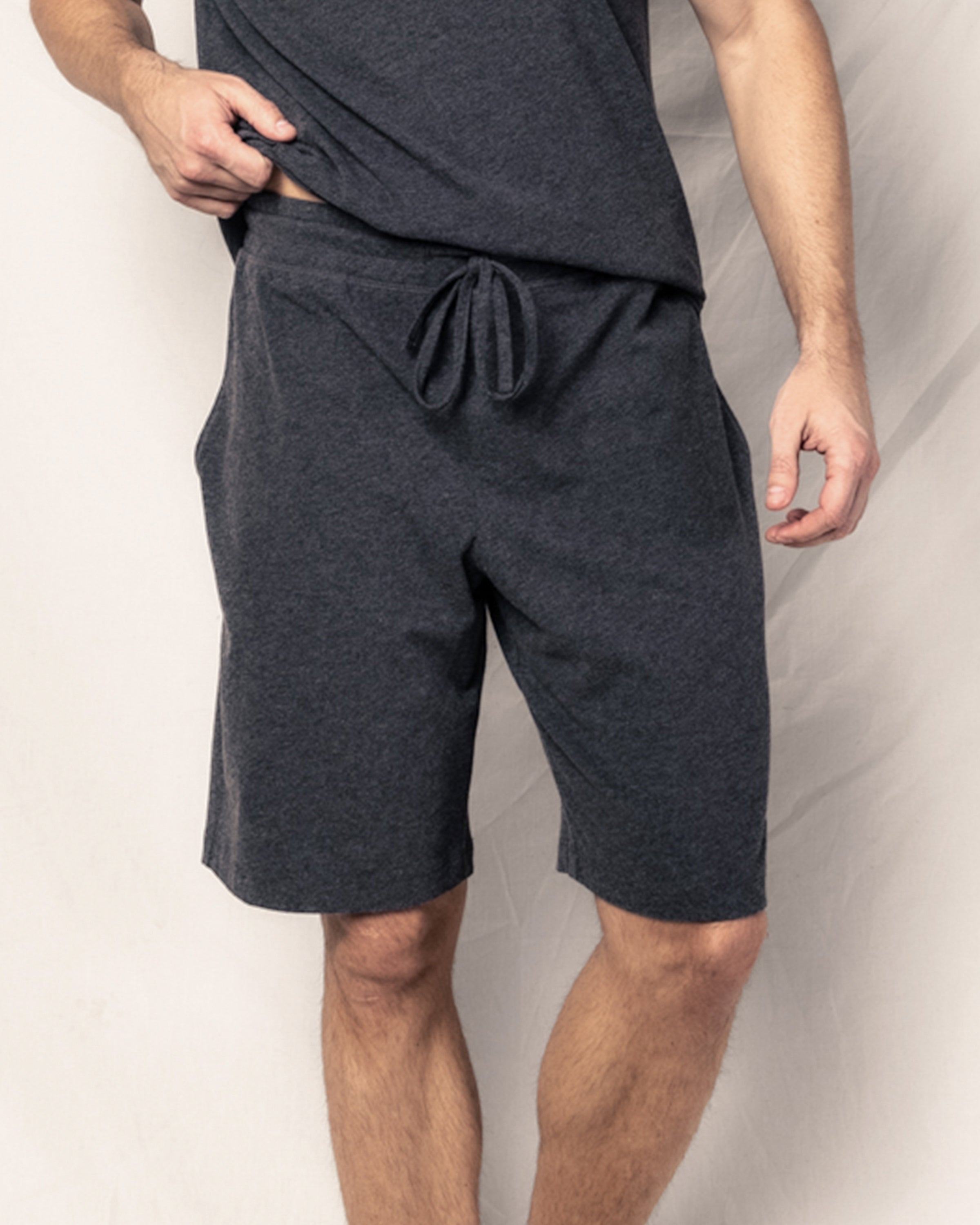 Men's Pima Shorts in Dark Heather