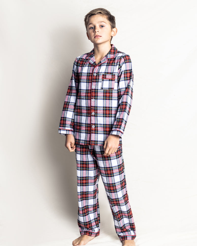 Lauren Ralph Lauren Brushed Cotton Plaid Pajama Set & Reviews
