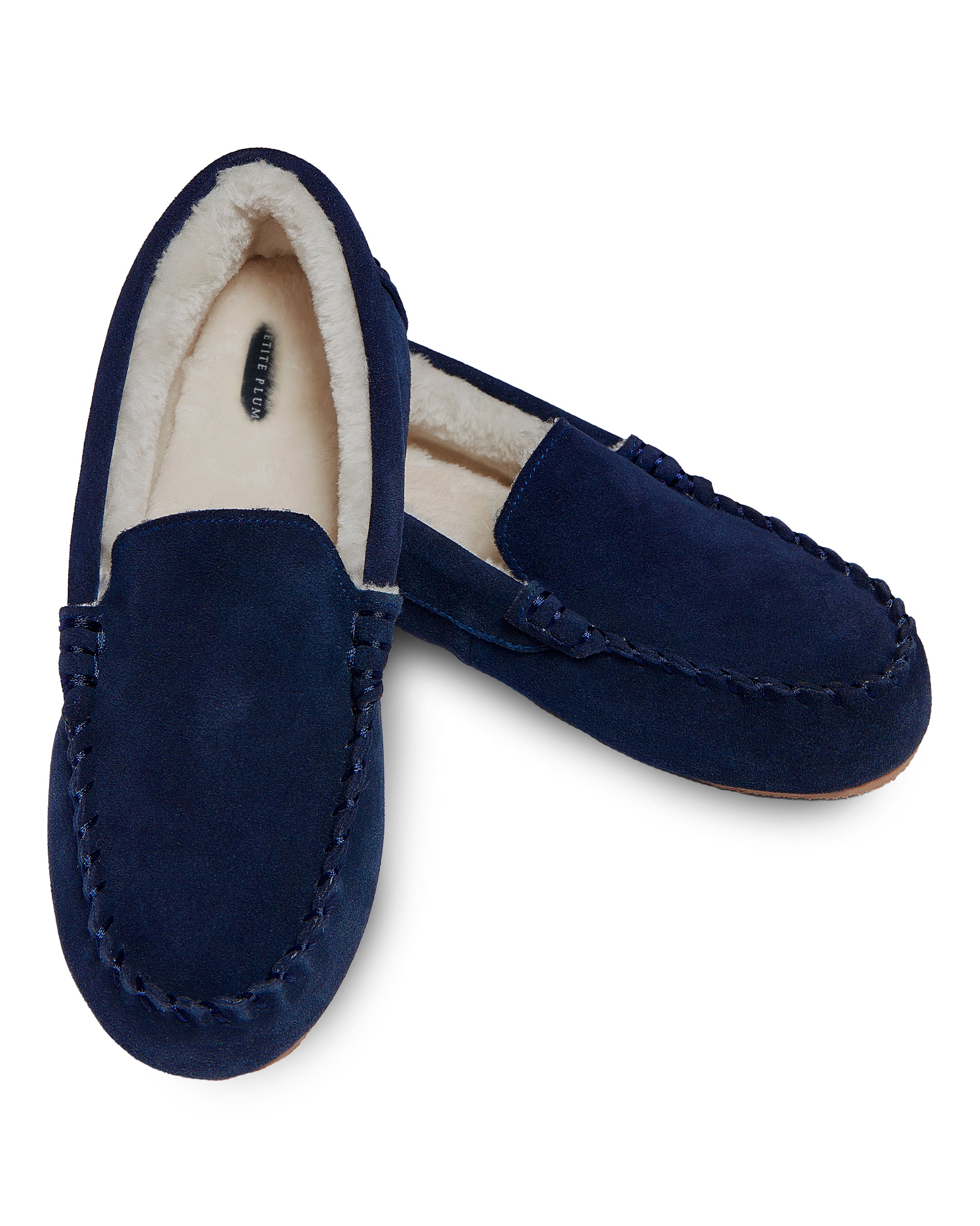 Dark blue slippers fashion