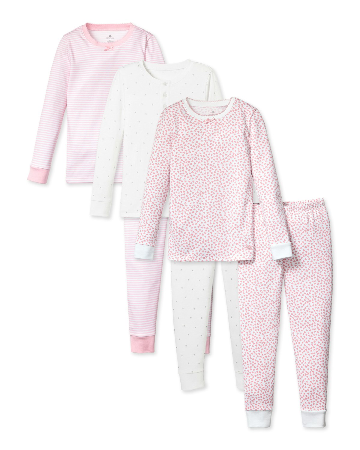 Girl's Pima Snug Fit Pajama Trio