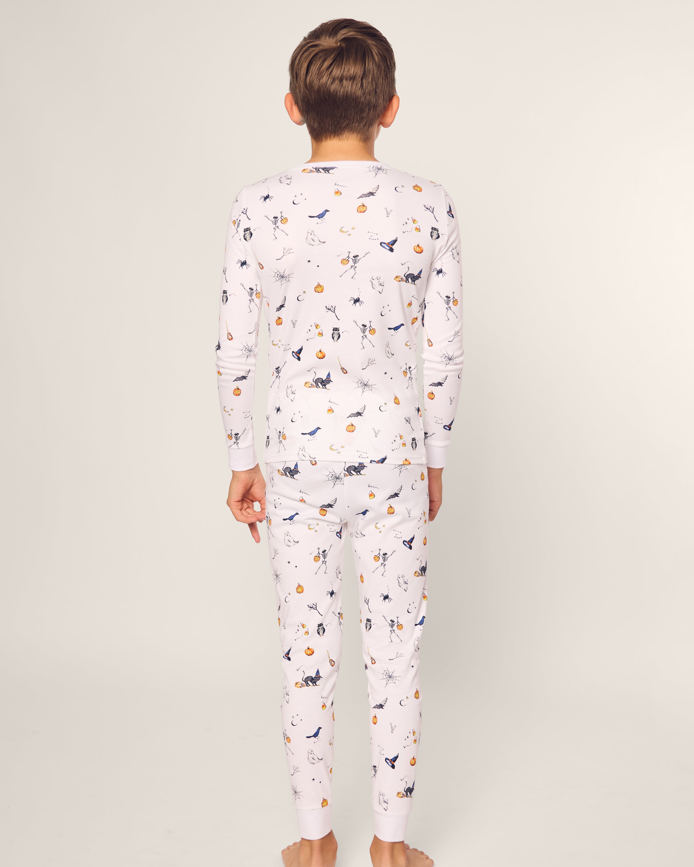 Kid's Pima Snug Fit Pajama Set in Trick or Treat