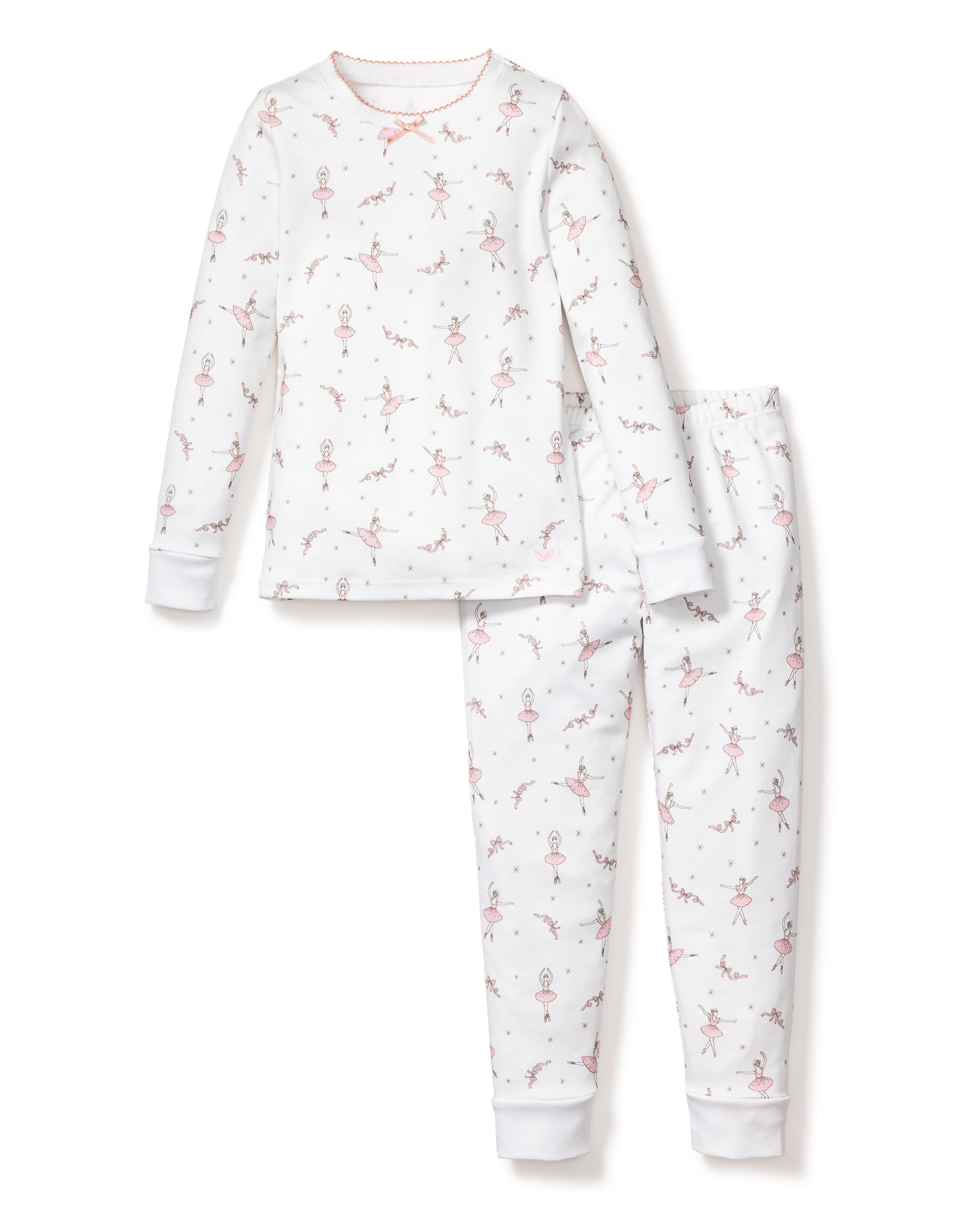 Kid's Pima Snug Fit Pajama Set in Sugar Plum Fairy