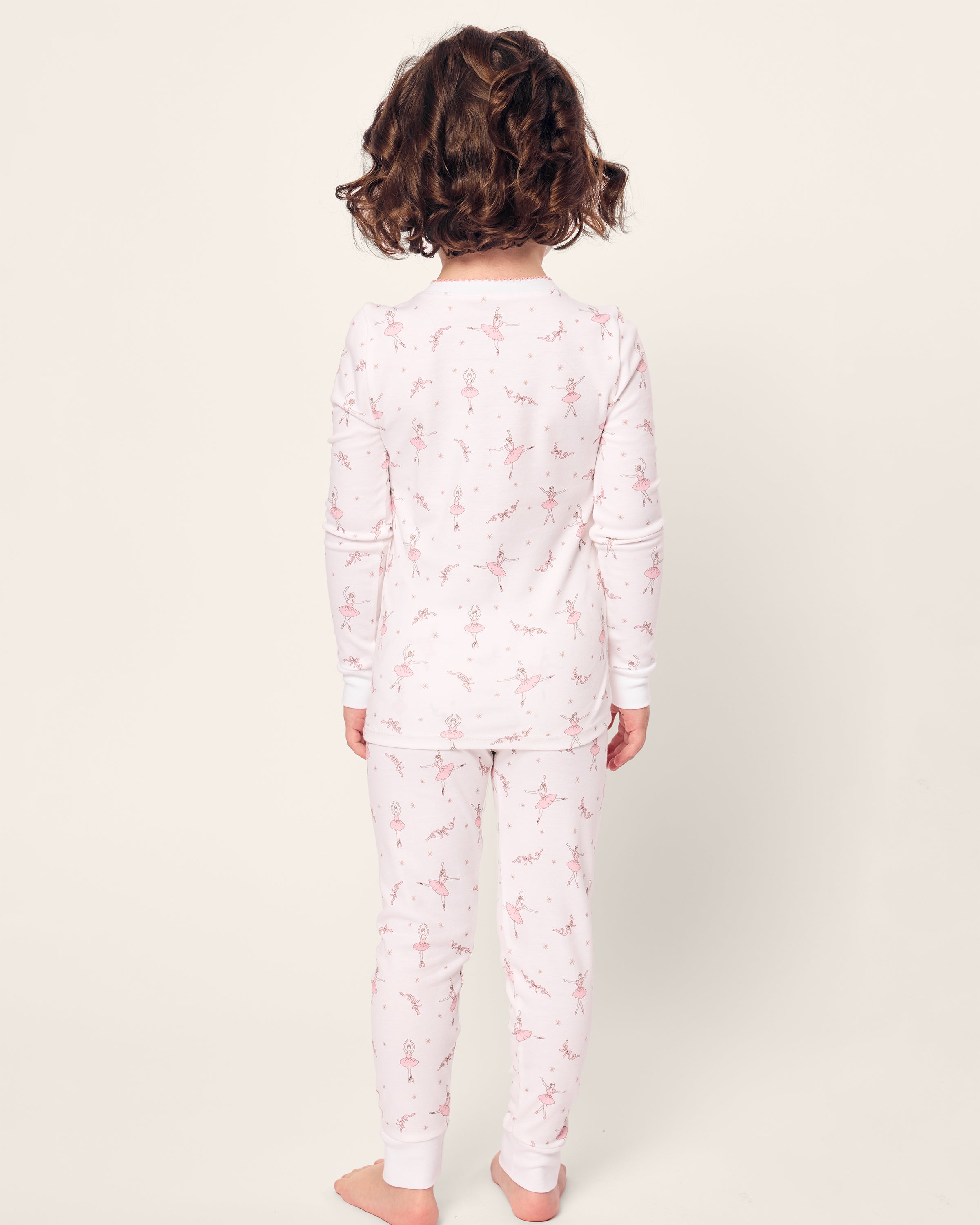 Kid's Pima Snug Fit Pajama Set in Sugar Plum Fairy