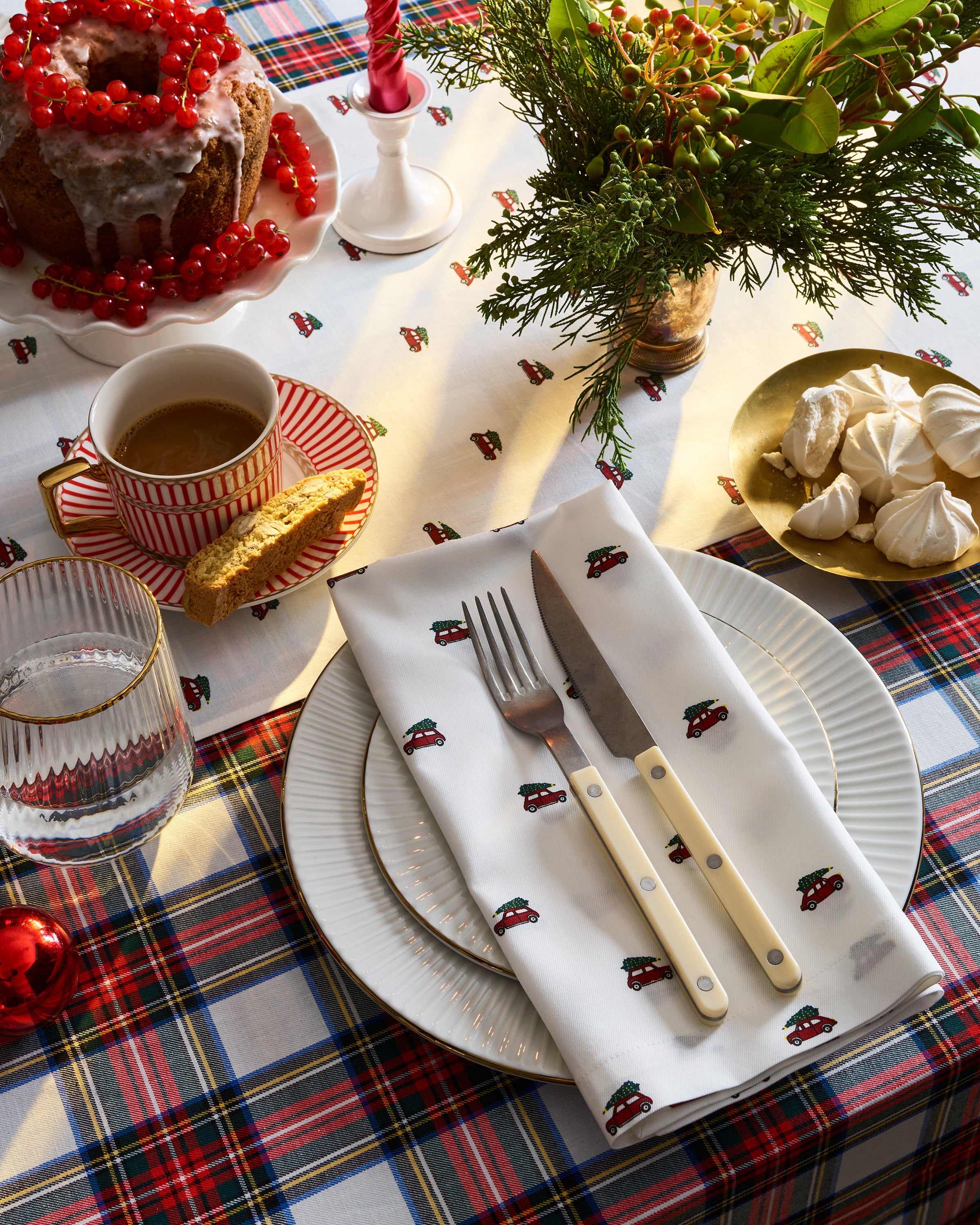 Signature Twill Napkins in Holiday Journey