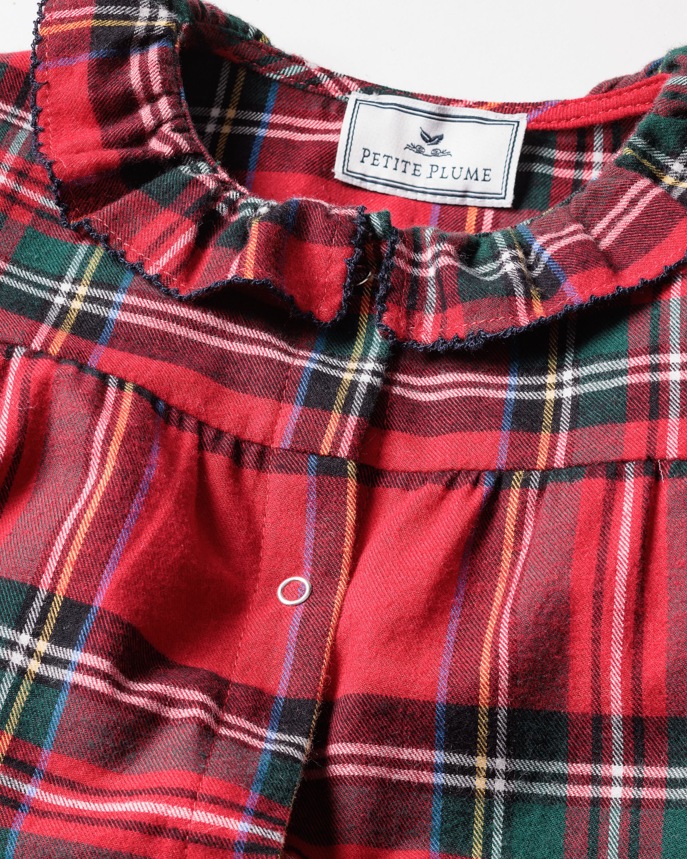 Baby's Twill Madeline Romper in Imperial Tartan