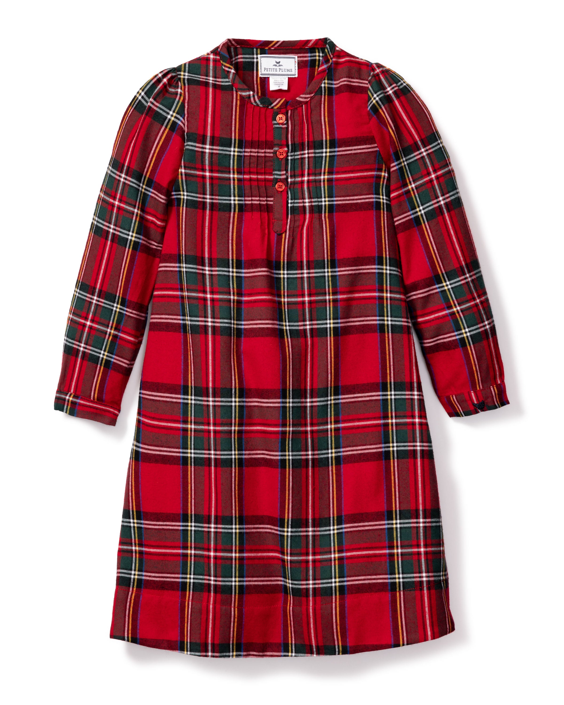 Girl s Brushed Cotton Beatrice Nightgown in Imperial Tartan