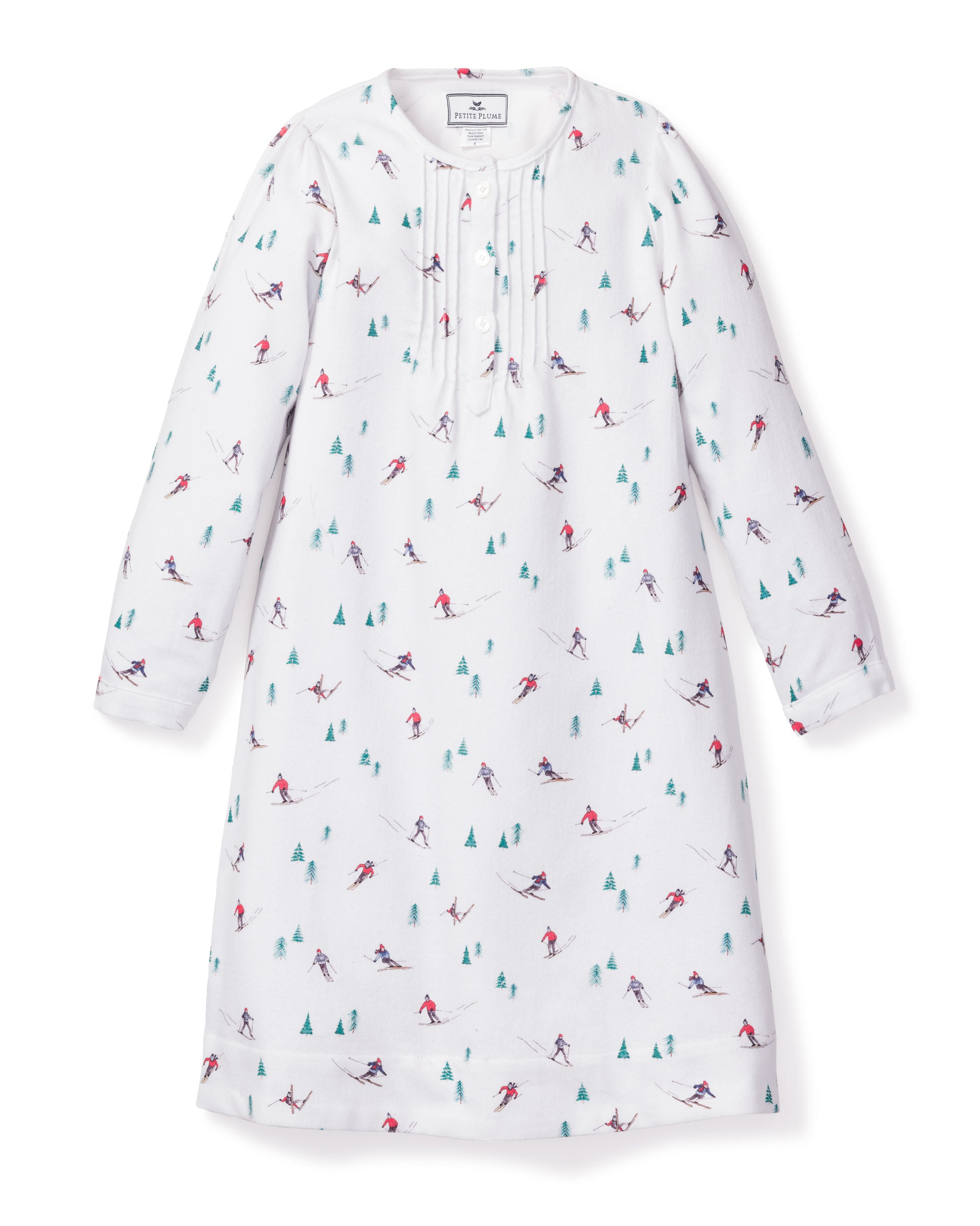 Girl s Flannel Beatrice Nightgown in Apres Ski