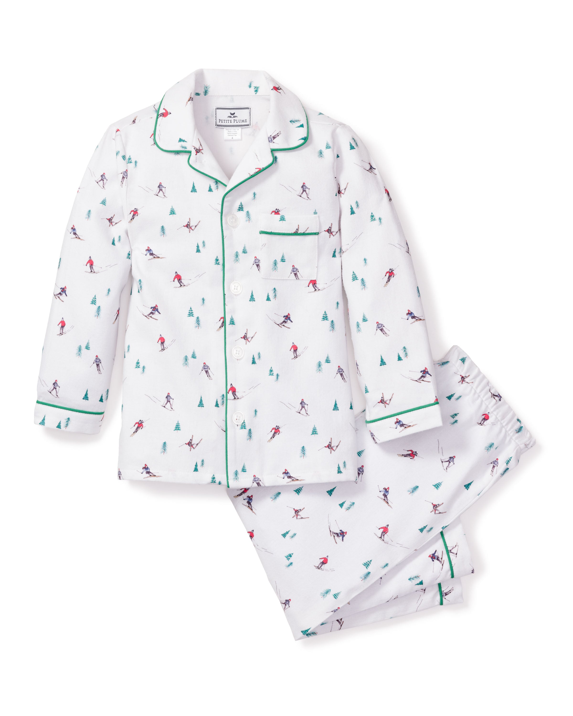 Kid s Flannel Pajama Set in Apres Ski