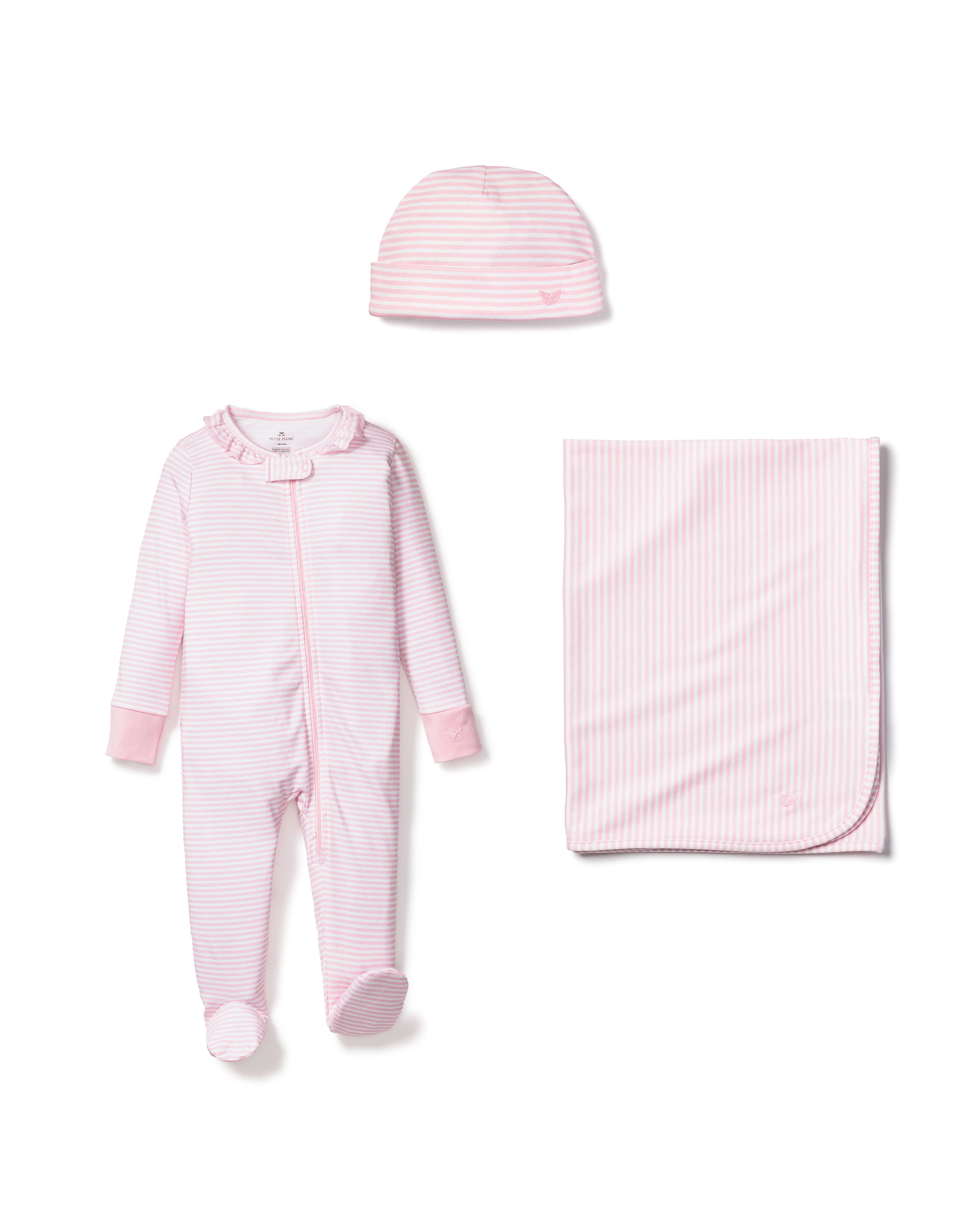 Welcome Home Baby Set - Pink Stripe