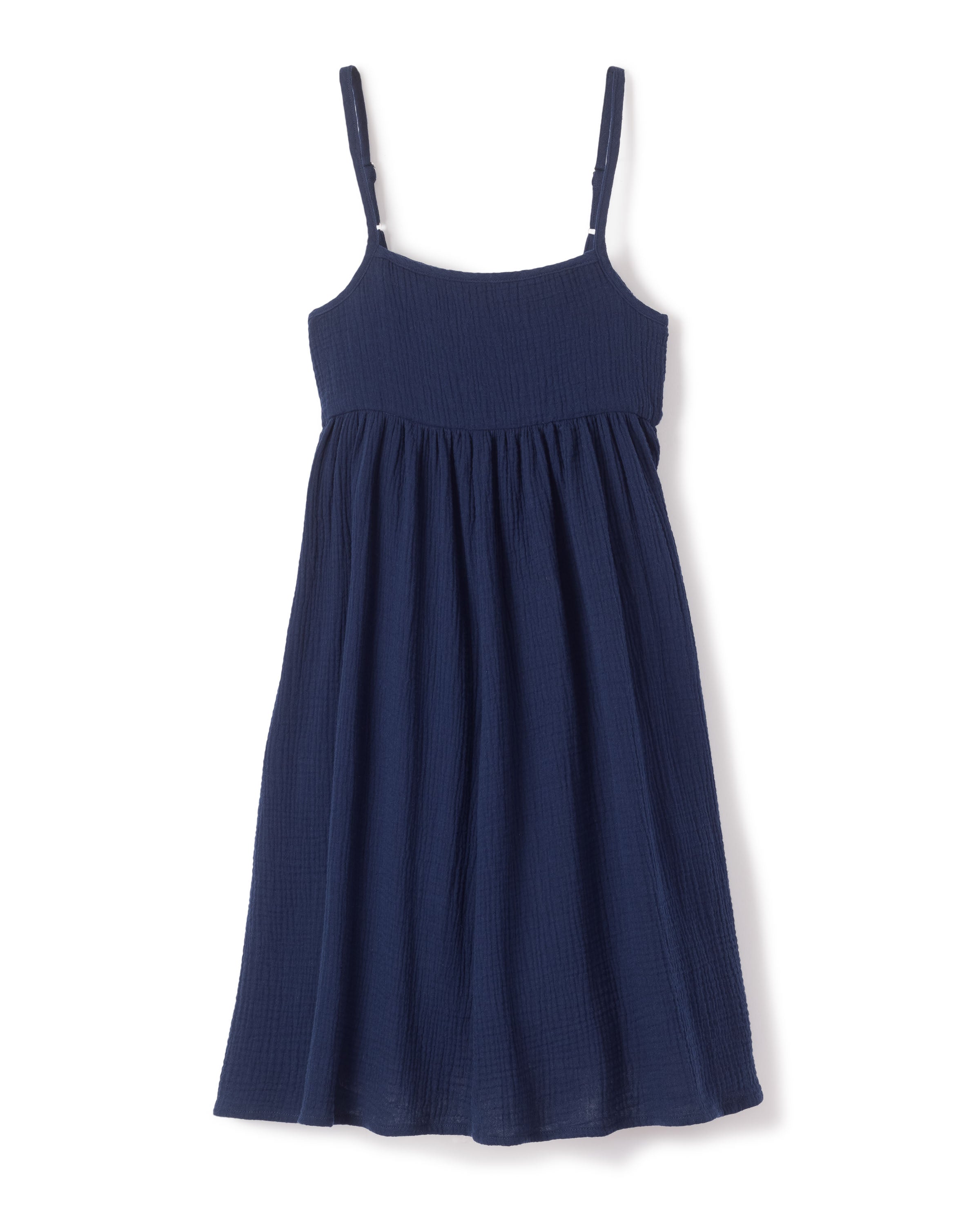 Girl's Gauze Serene Sundress in Navy