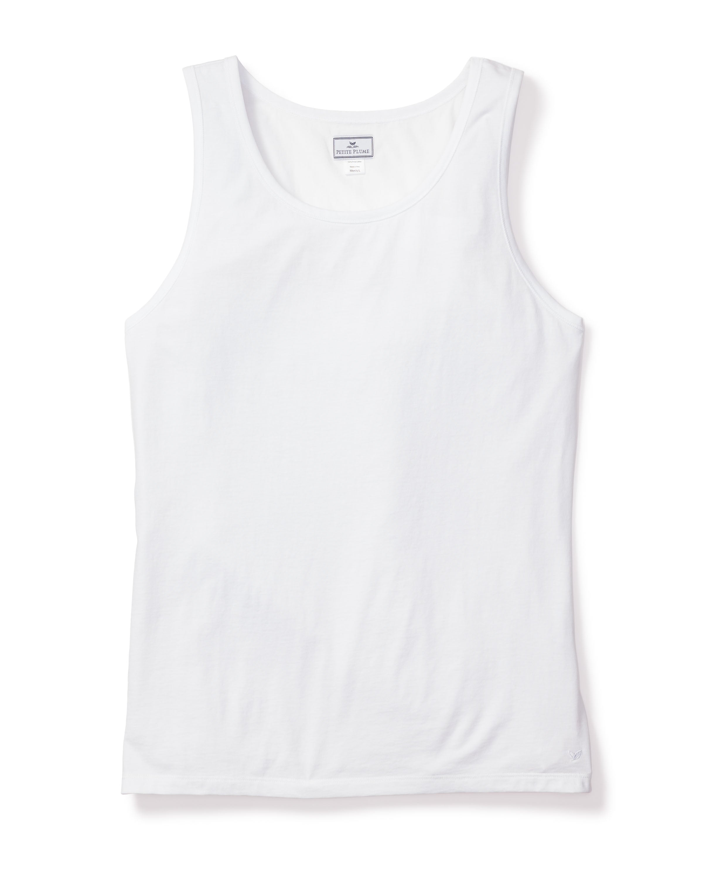 Men's Pima Tank Top in White